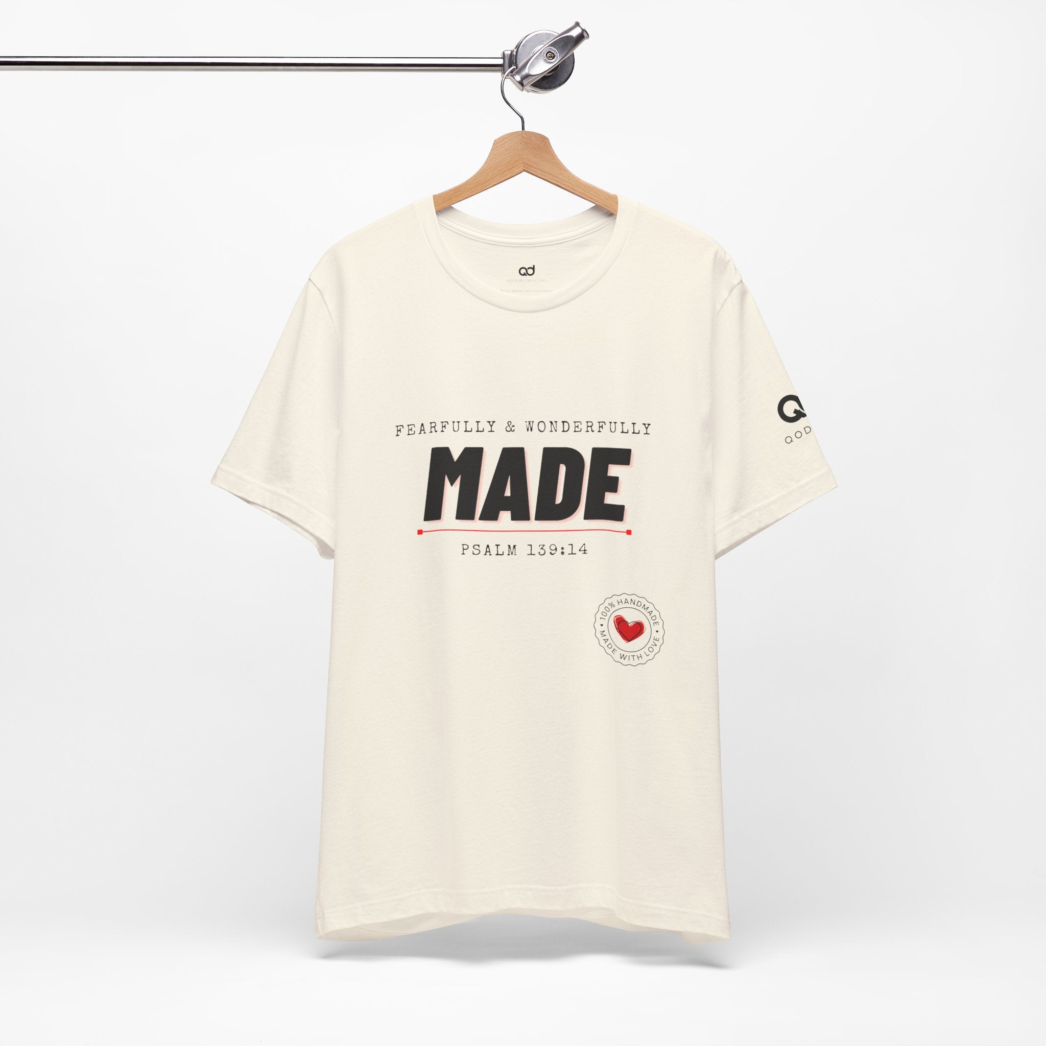 Kingdom Culture Statement Tee — "Fearfully & Wonderfully Made" Psalm 139:14 Christian Tee