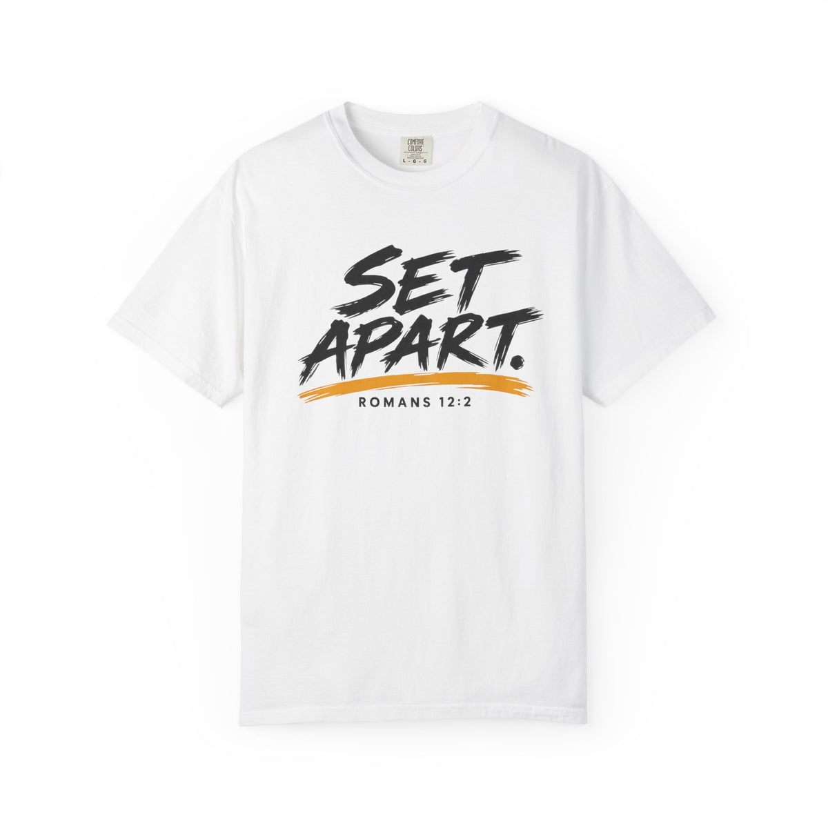 Set Apart T-Shirt — “Set Apart” Romans 12:2 Christian Tee