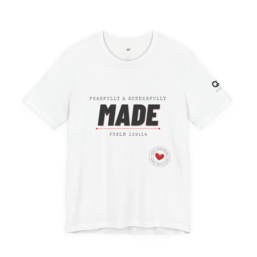 Kingdom Culture Statement Tee — "Fearfully & Wonderfully Made" Psalm 139:14 Christian Tee