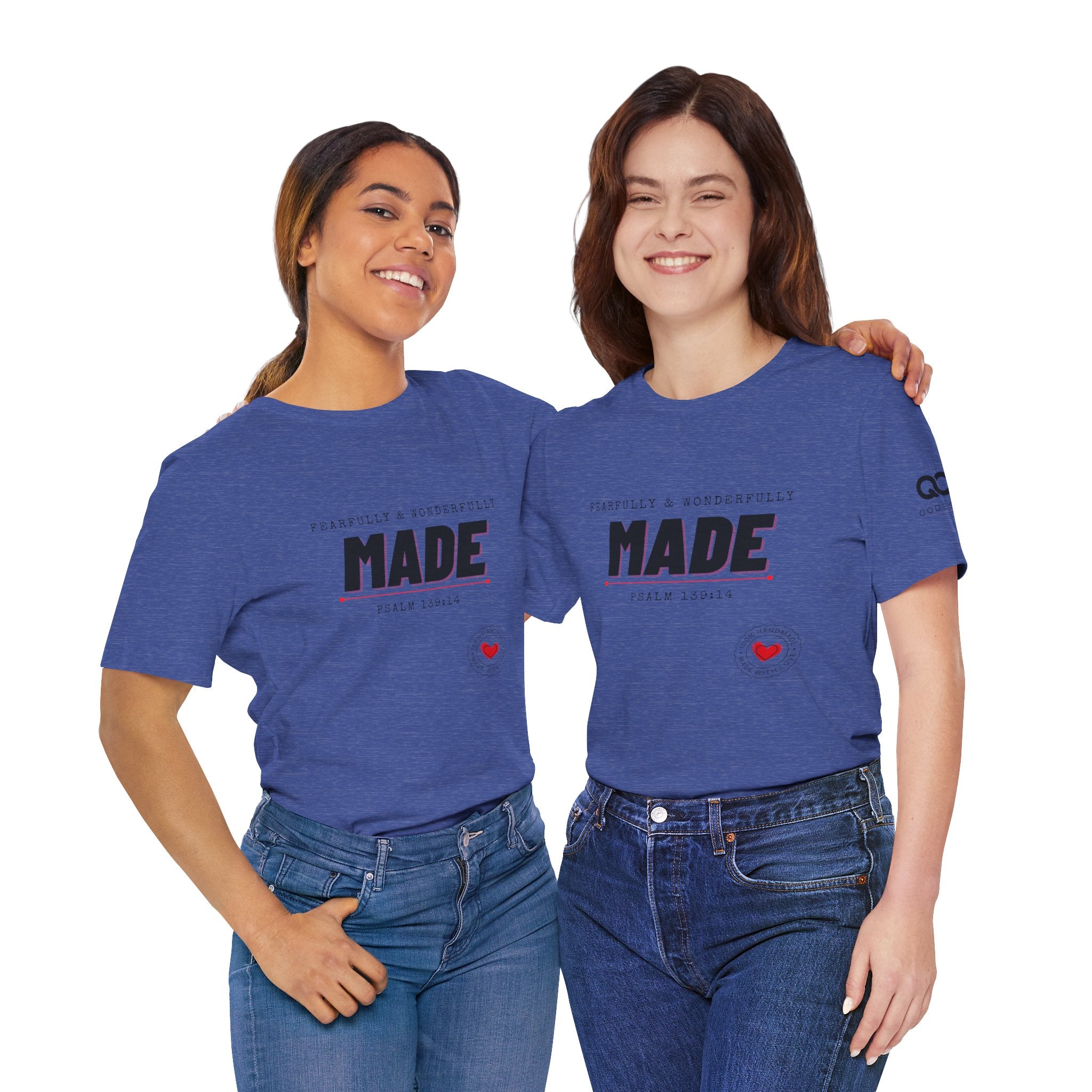 Kingdom Culture Statement Tee — "Fearfully & Wonderfully Made" Psalm 139:14 Christian Tee