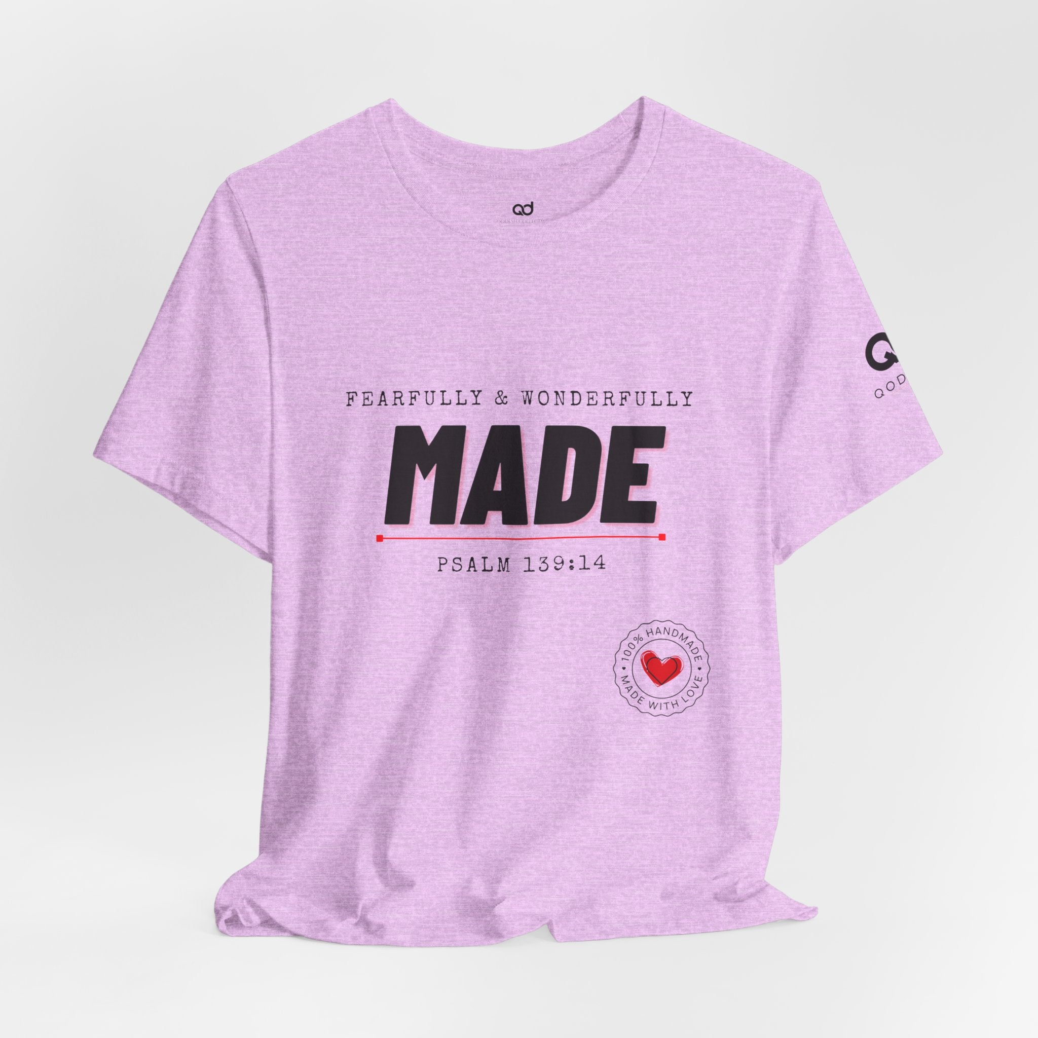 Kingdom Culture Statement Tee — "Fearfully & Wonderfully Made" Psalm 139:14 Christian Tee