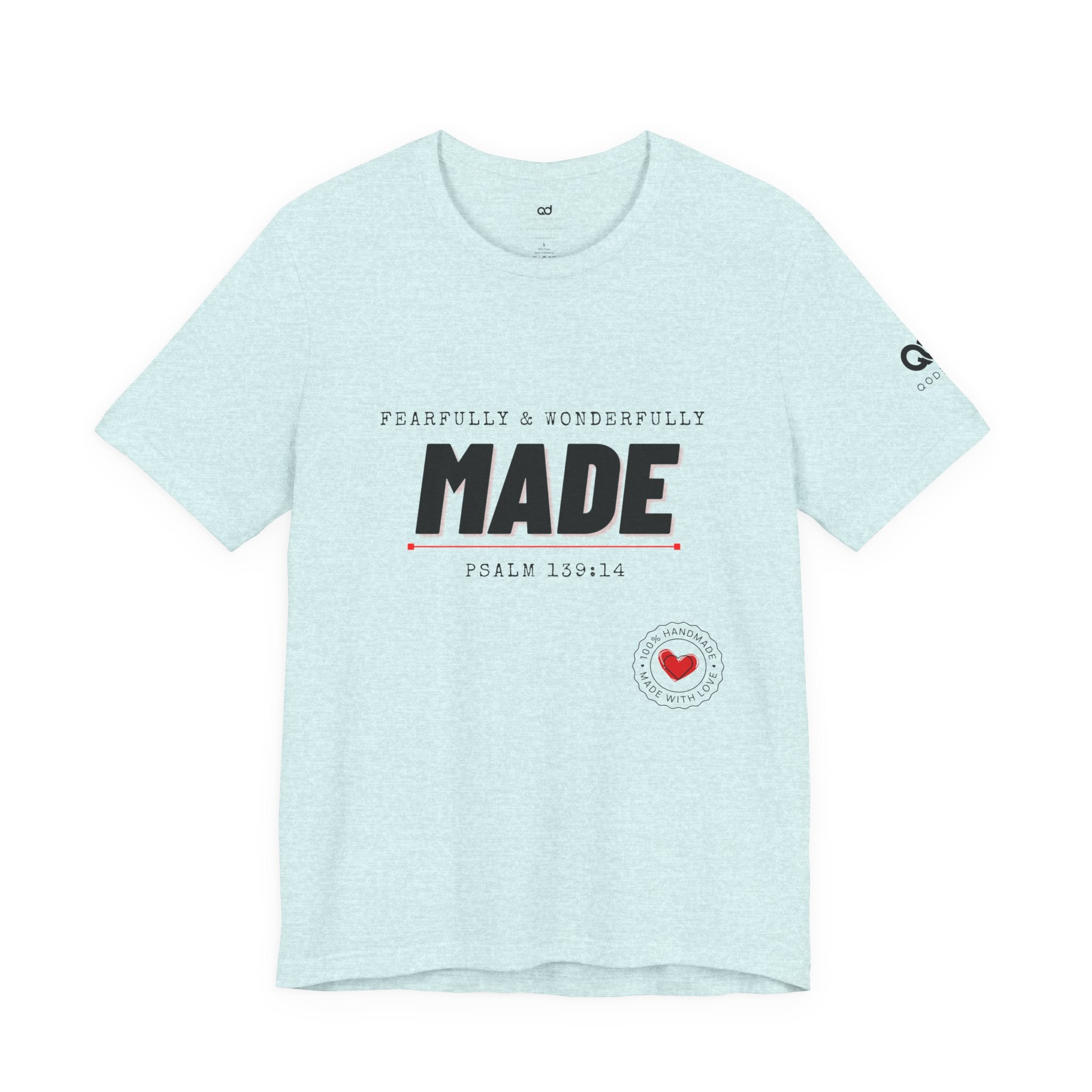 Kingdom Culture Statement Tee — "Fearfully & Wonderfully Made" Psalm 139:14 Christian Tee