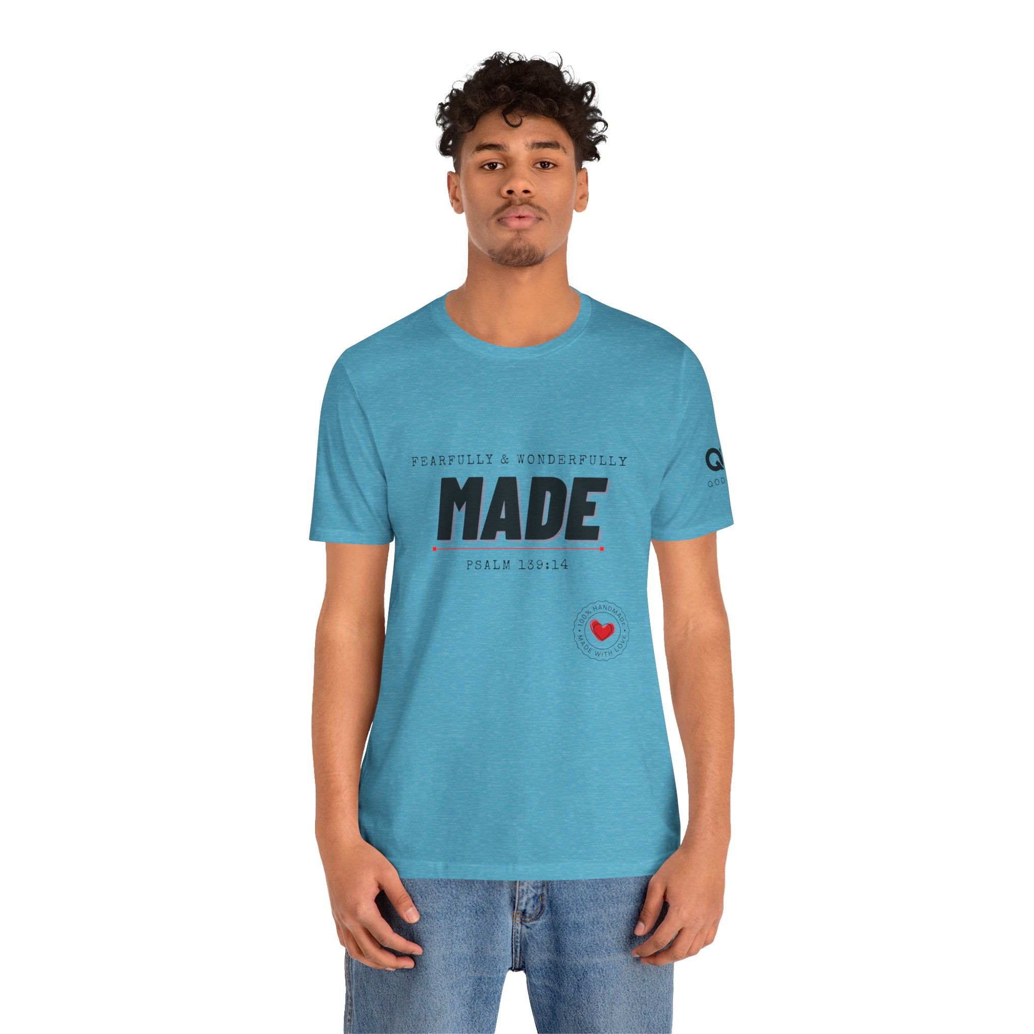 Kingdom Culture Statement Tee — "Fearfully & Wonderfully Made" Psalm 139:14 Christian Tee