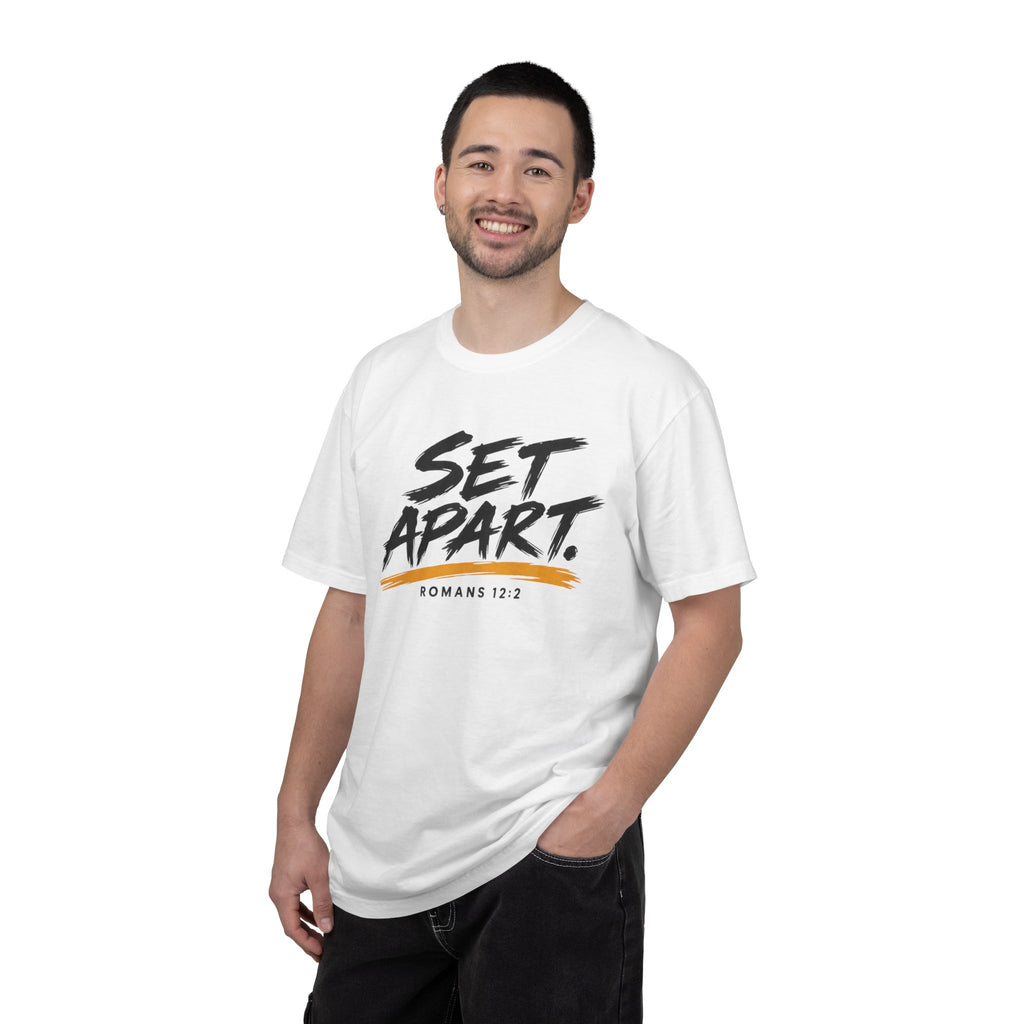 Set Apart T-Shirt — “Set Apart” Romans 12:2 Christian Tee