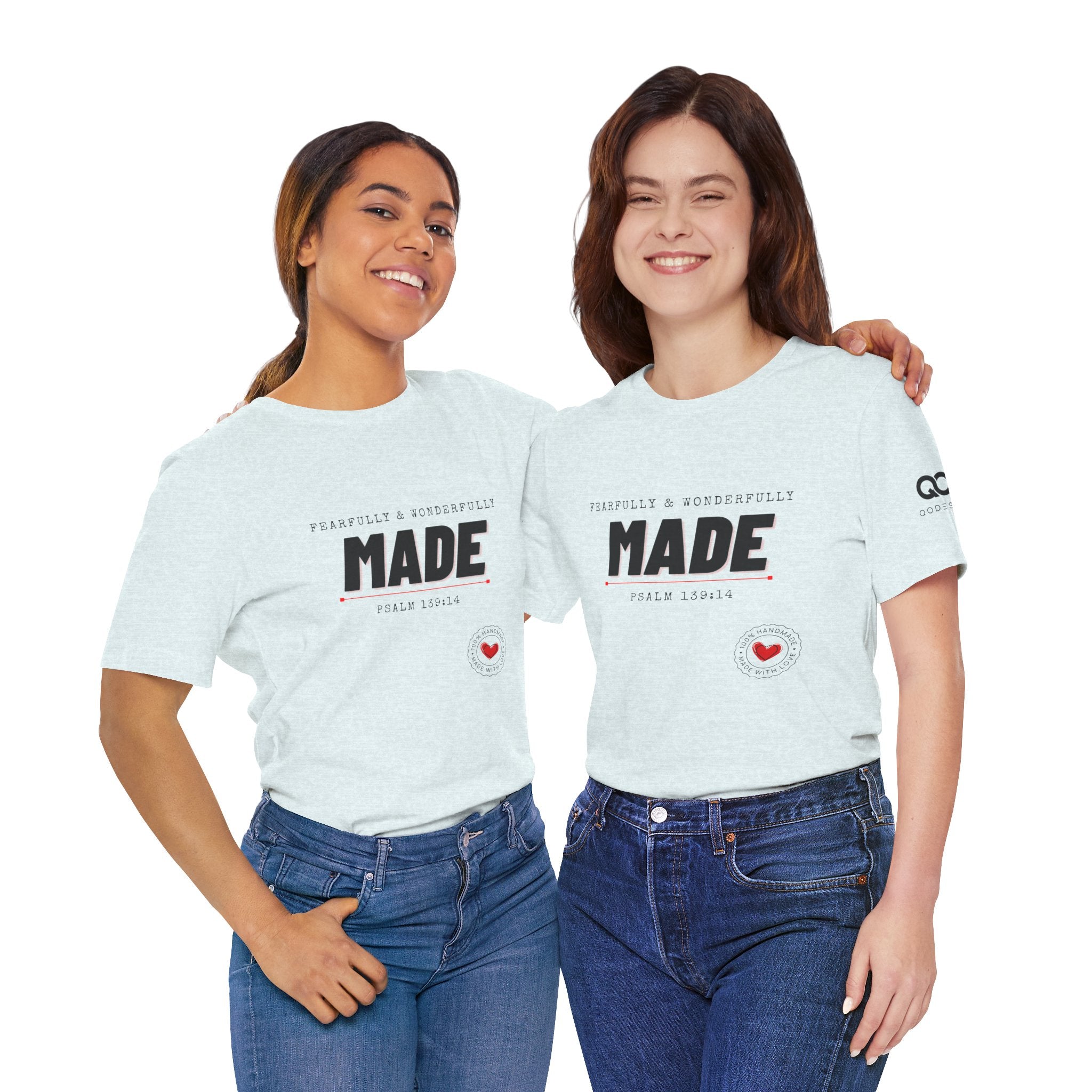 Kingdom Culture Statement Tee — "Fearfully & Wonderfully Made" Psalm 139:14 Christian Tee