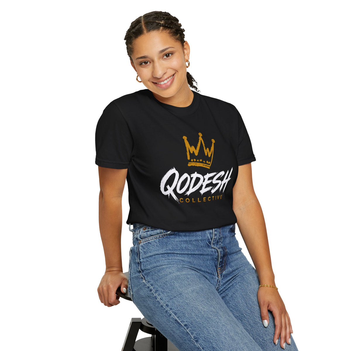 Qodesh Collective Crown T-Shirt — Graphic Logo Tee