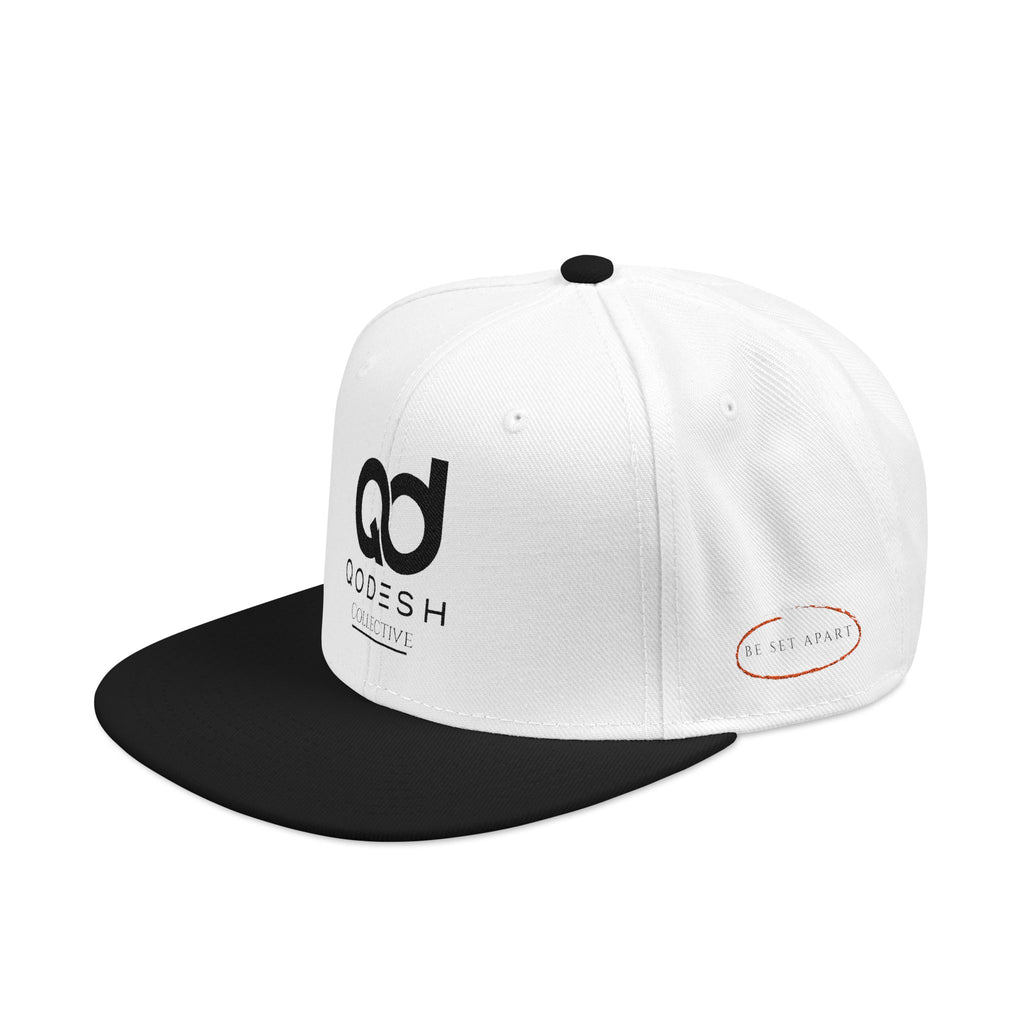 Embroidered Qodesh Set Apart Cap - Premium Faith Inspired Hat Snapback Hat — Minimal Christian Streetwear Logo Cap