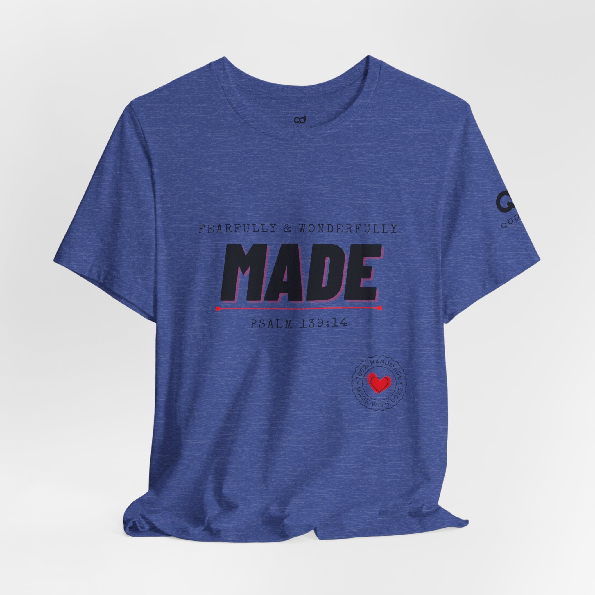 Kingdom Culture Statement Tee — "Fearfully & Wonderfully Made" Psalm 139:14 Christian Tee