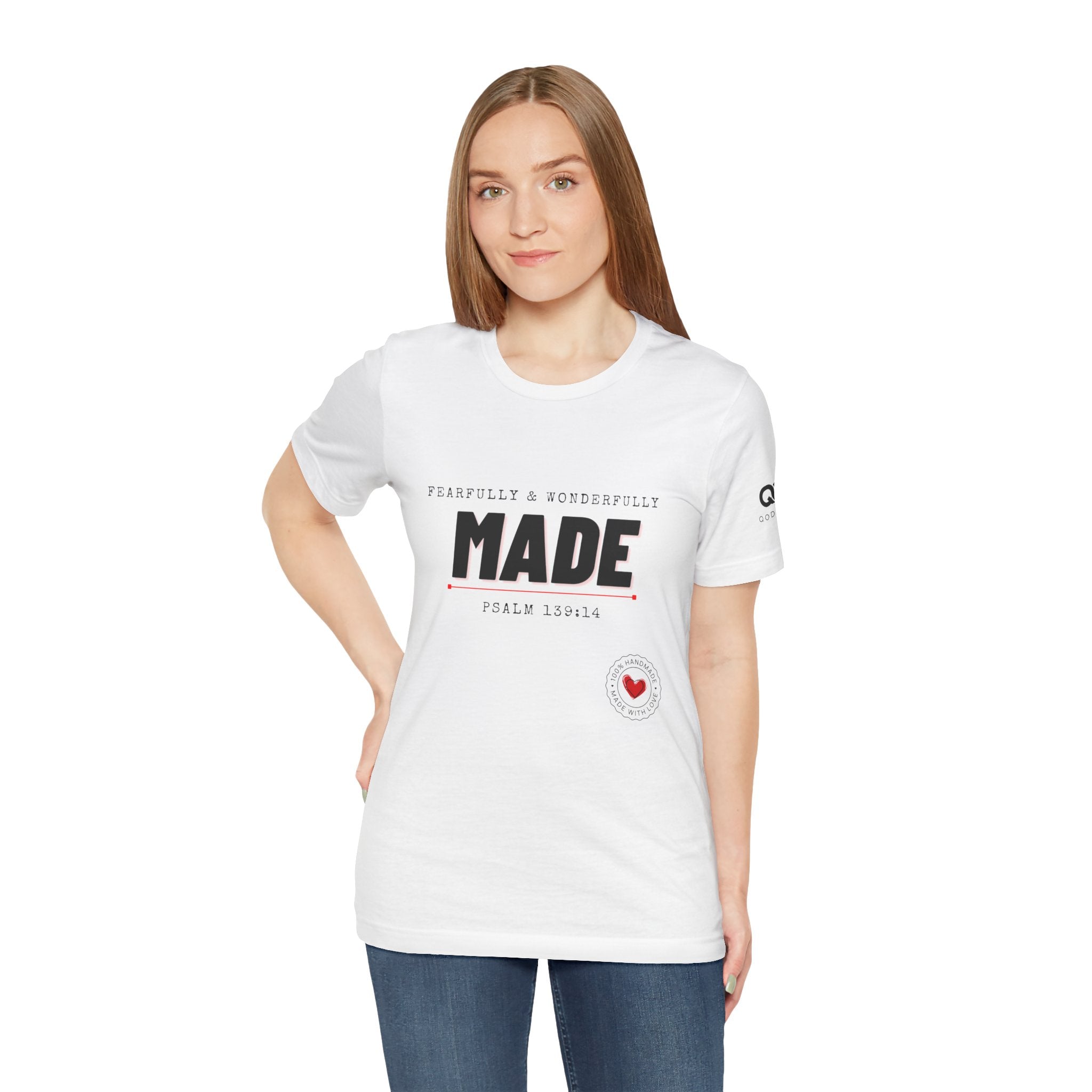 Kingdom Culture Statement Tee — "Fearfully & Wonderfully Made" Psalm 139:14 Christian Tee