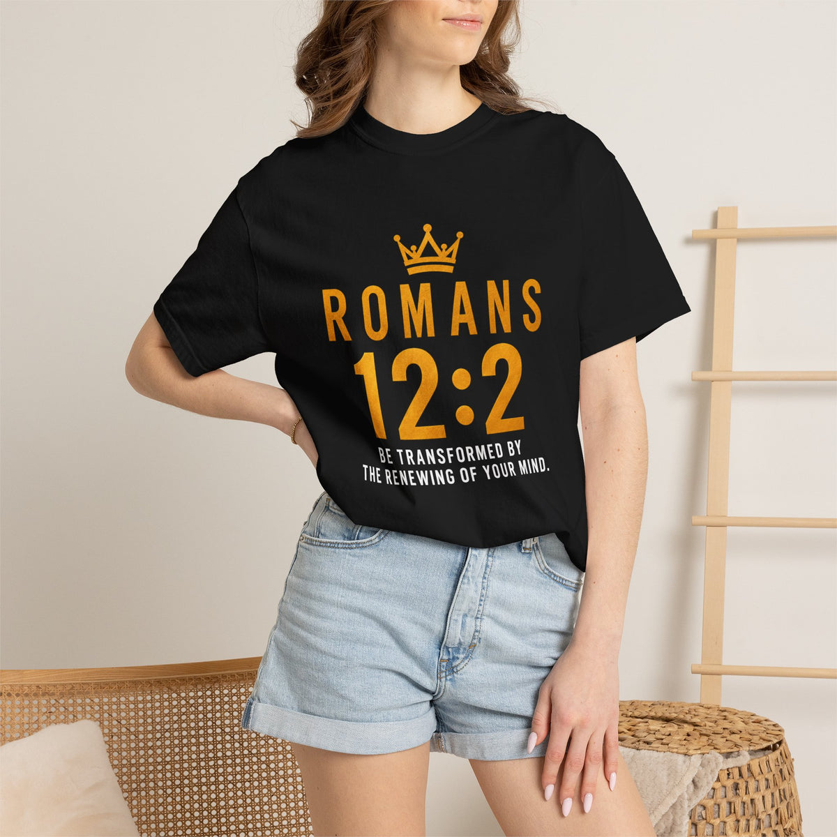 Romans 12:2 Inspirational Faith Tee (Be Transformed)