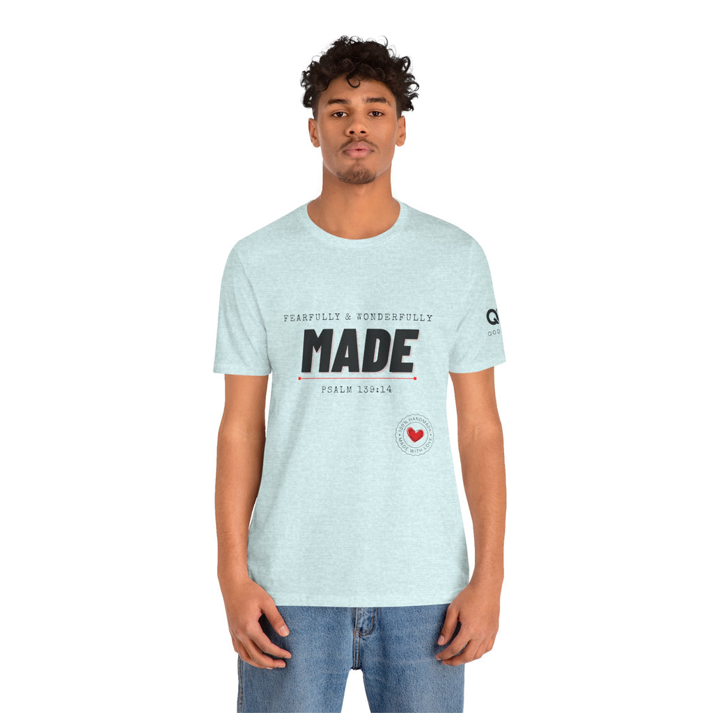 Kingdom Culture Statement Tee — "Fearfully & Wonderfully Made" Psalm 139:14 Christian Tee