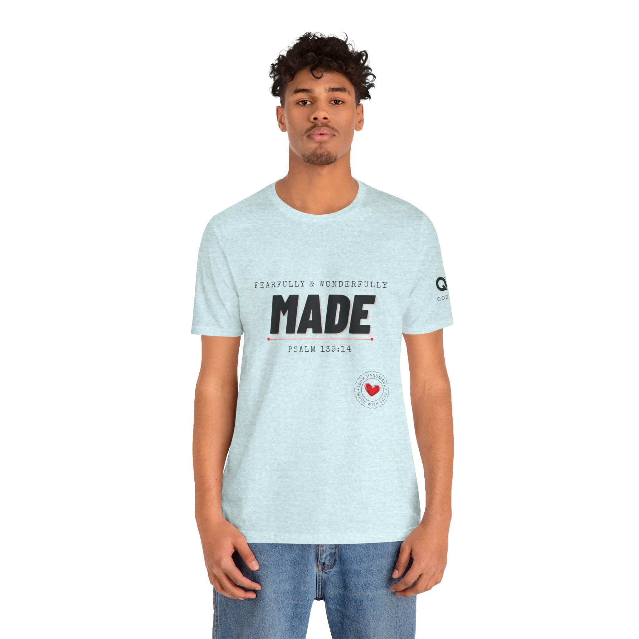 Kingdom Culture Statement Tee — "Fearfully & Wonderfully Made" Psalm 139:14 Christian Tee