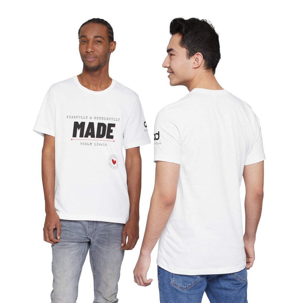 Kingdom Culture Statement Tee — "Fearfully & Wonderfully Made" Psalm 139:14 Christian Tee