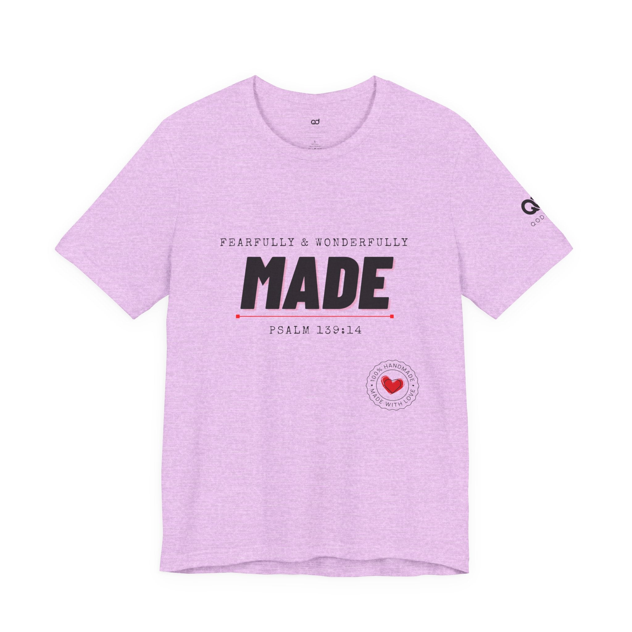 Kingdom Culture Statement Tee — "Fearfully & Wonderfully Made" Psalm 139:14 Christian Tee