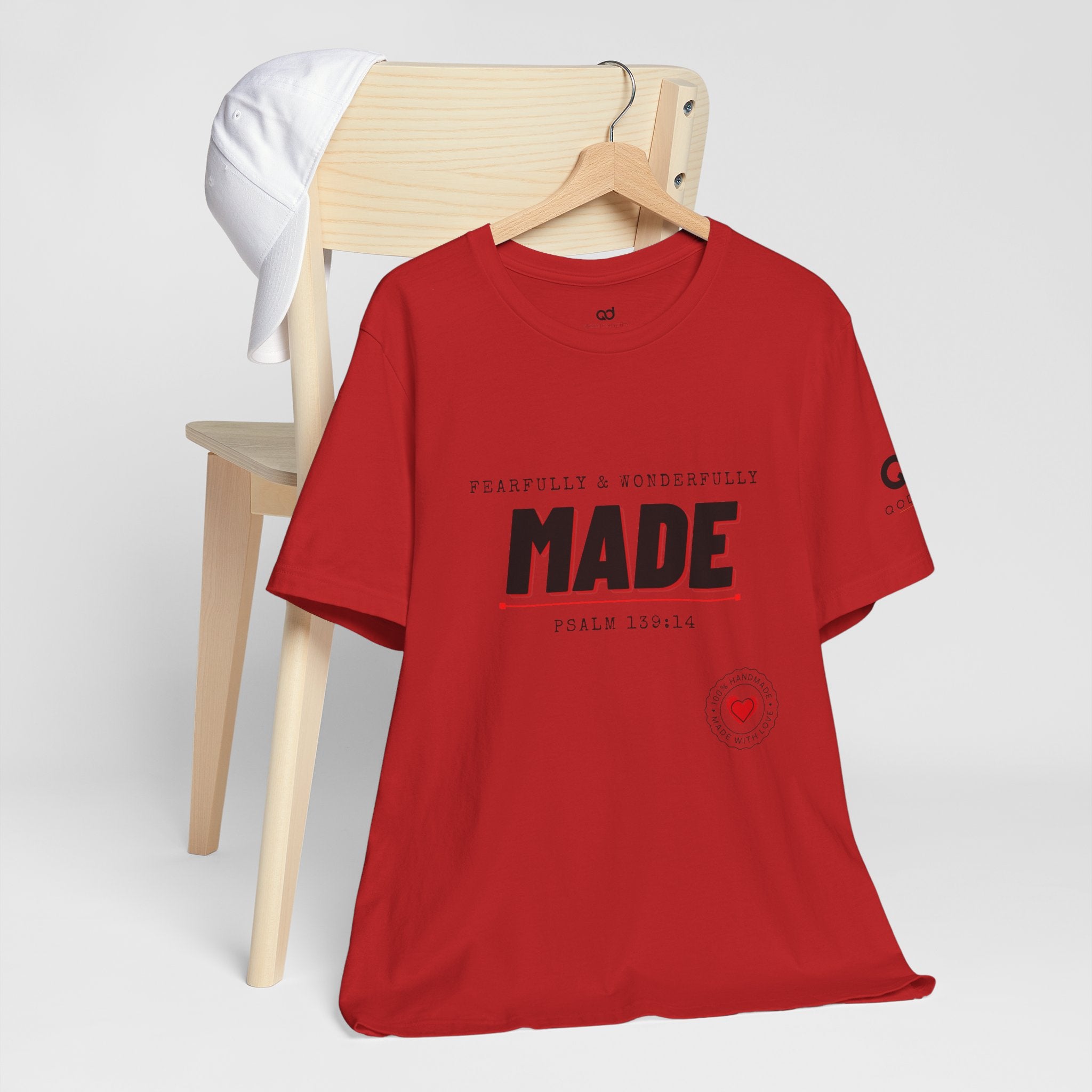Kingdom Culture Statement Tee — "Fearfully & Wonderfully Made" Psalm 139:14 Christian Tee