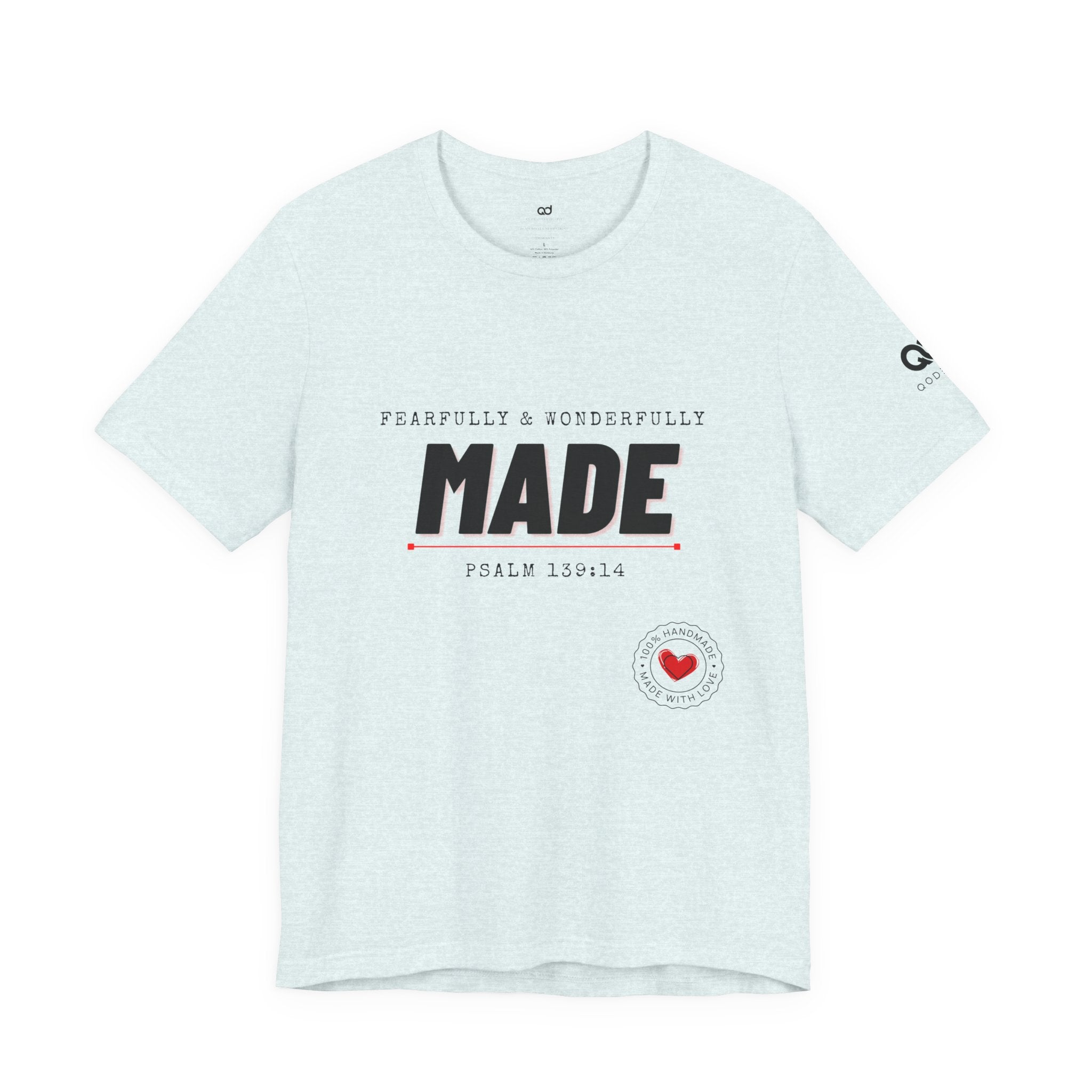 Kingdom Culture Statement Tee — "Fearfully & Wonderfully Made" Psalm 139:14 Christian Tee