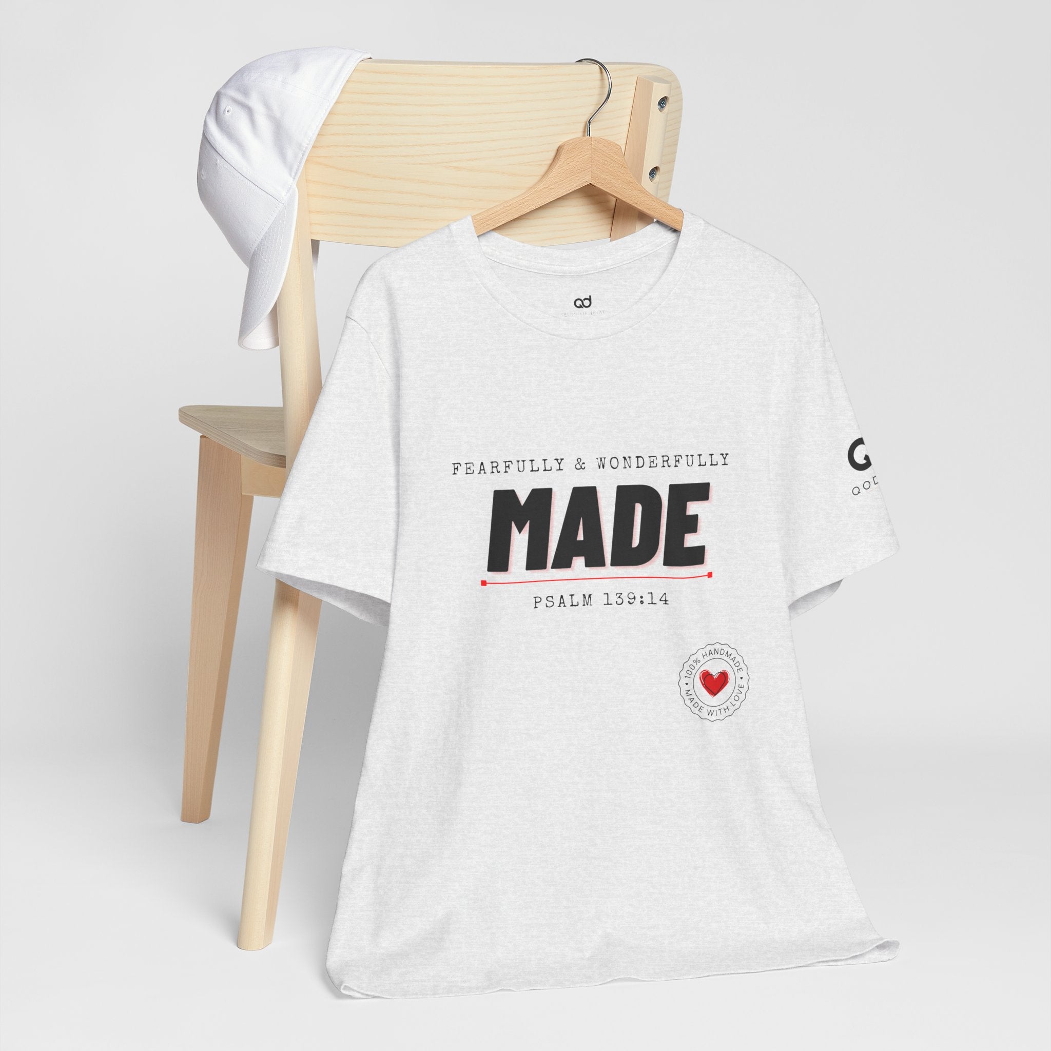 Kingdom Culture Statement Tee — "Fearfully & Wonderfully Made" Psalm 139:14 Christian Tee