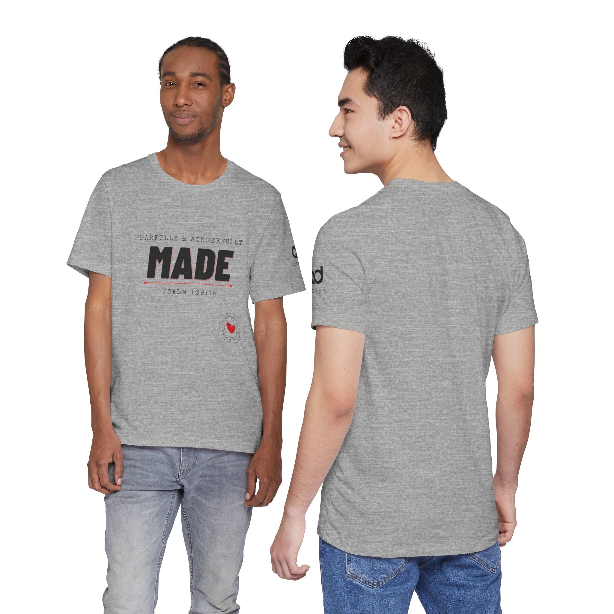 Kingdom Culture Statement Tee — "Fearfully & Wonderfully Made" Psalm 139:14 Christian Tee
