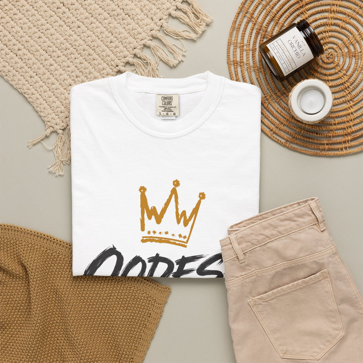 Qodesh Collective Crown T-Shirt — Faith-Inspired Graphic Tee