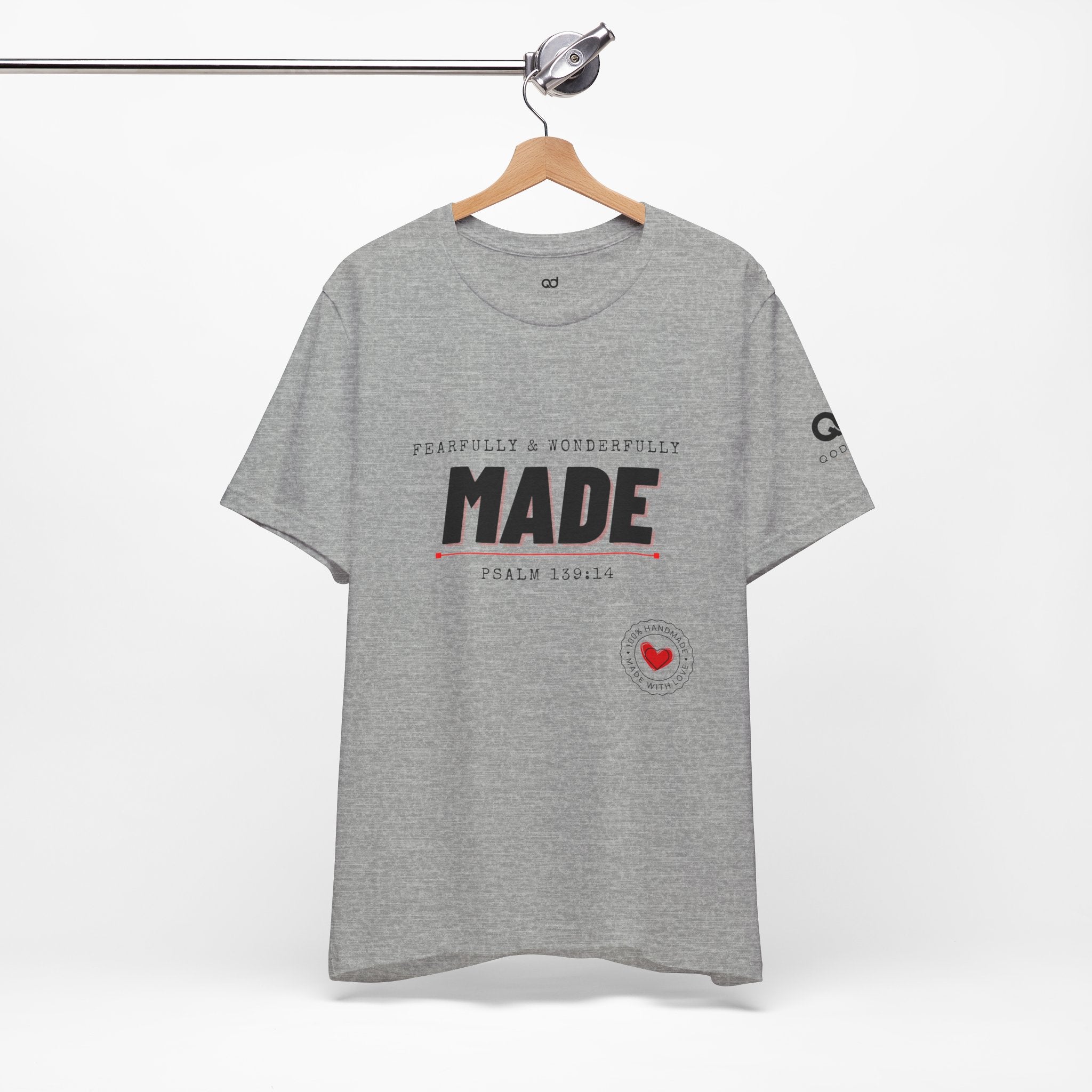Kingdom Culture Statement Tee — "Fearfully & Wonderfully Made" Psalm 139:14 Christian Tee