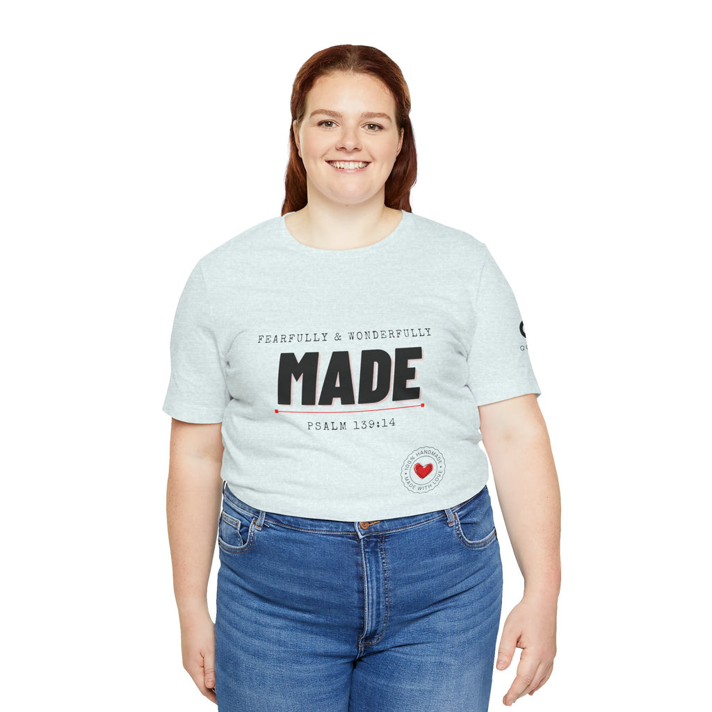 Kingdom Culture Statement Tee — "Fearfully & Wonderfully Made" Psalm 139:14 Christian Tee