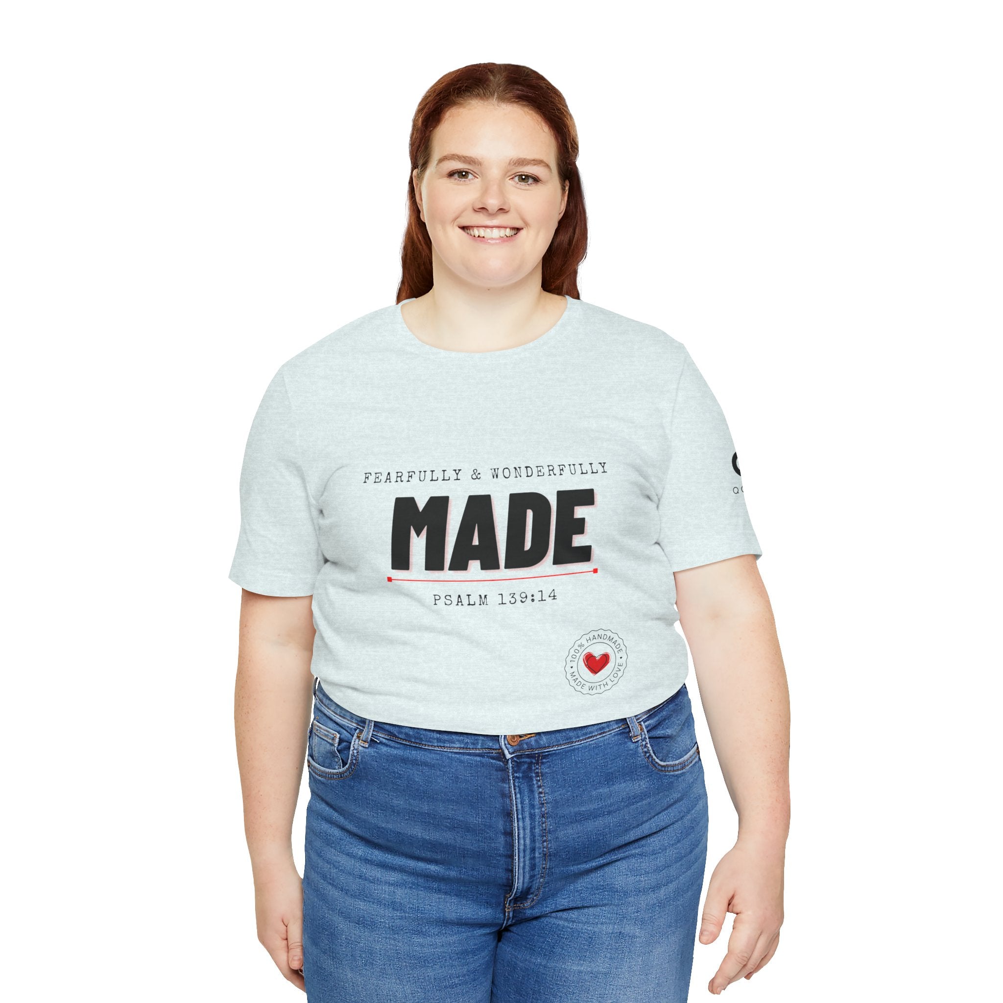 Kingdom Culture Statement Tee — "Fearfully & Wonderfully Made" Psalm 139:14 Christian Tee