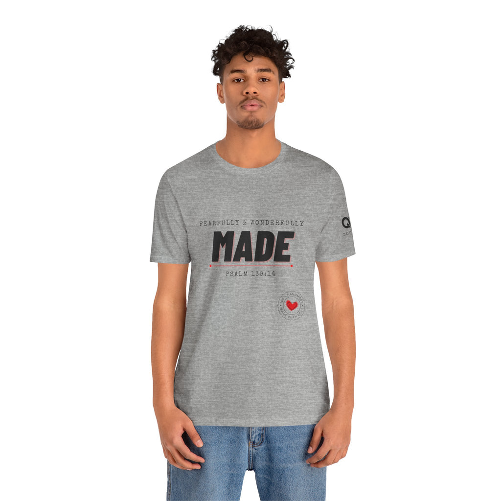 Kingdom Culture Statement Tee — "Fearfully & Wonderfully Made" Psalm 139:14 Christian Tee