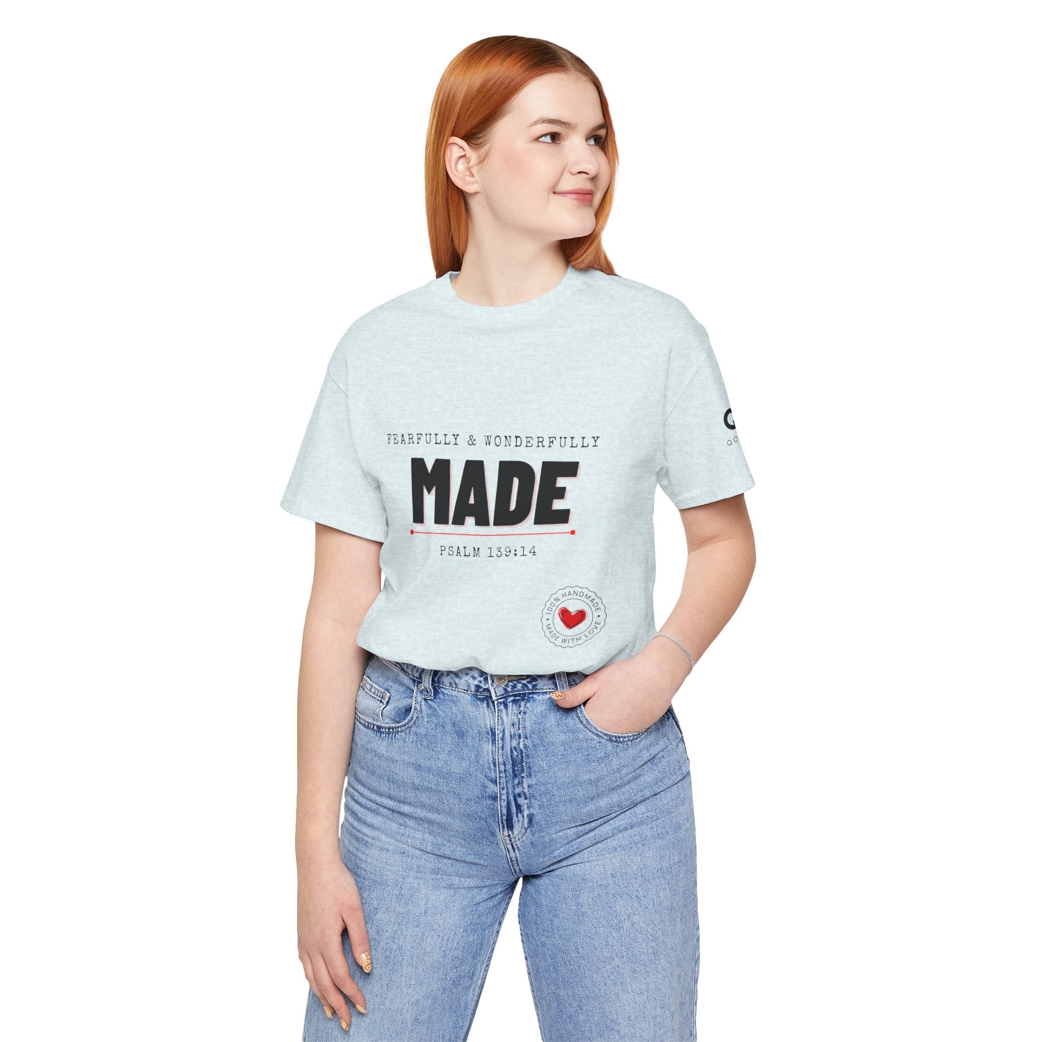 Kingdom Culture Statement Tee — "Fearfully & Wonderfully Made" Psalm 139:14 Christian Tee