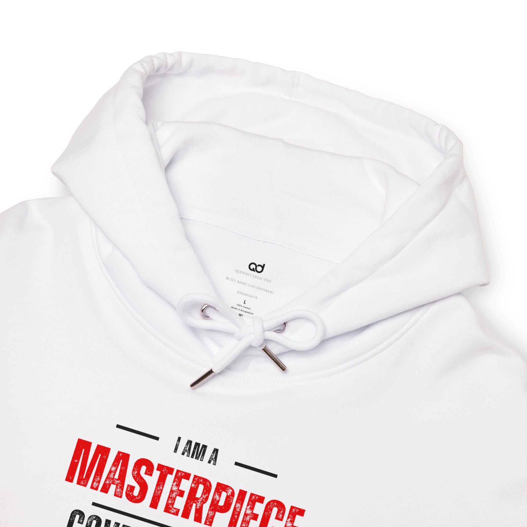 Masterpiece Hoodie - "I Am a Masterpiece" Inspirational Christian Pullover