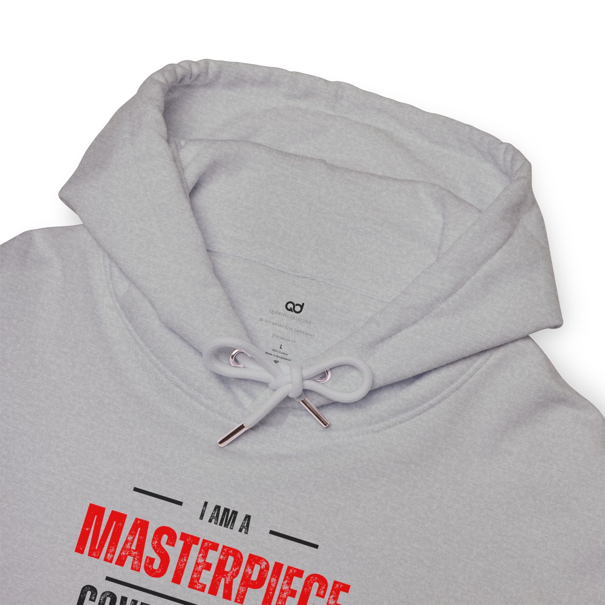 Masterpiece Hoodie - "I Am a Masterpiece" Inspirational Christian Pullover