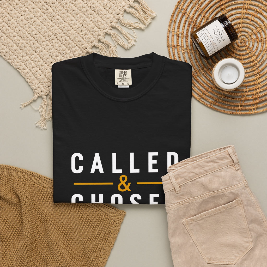 Called & Chosen T-Shirt — Romans 12:2 Christian Faith Tee