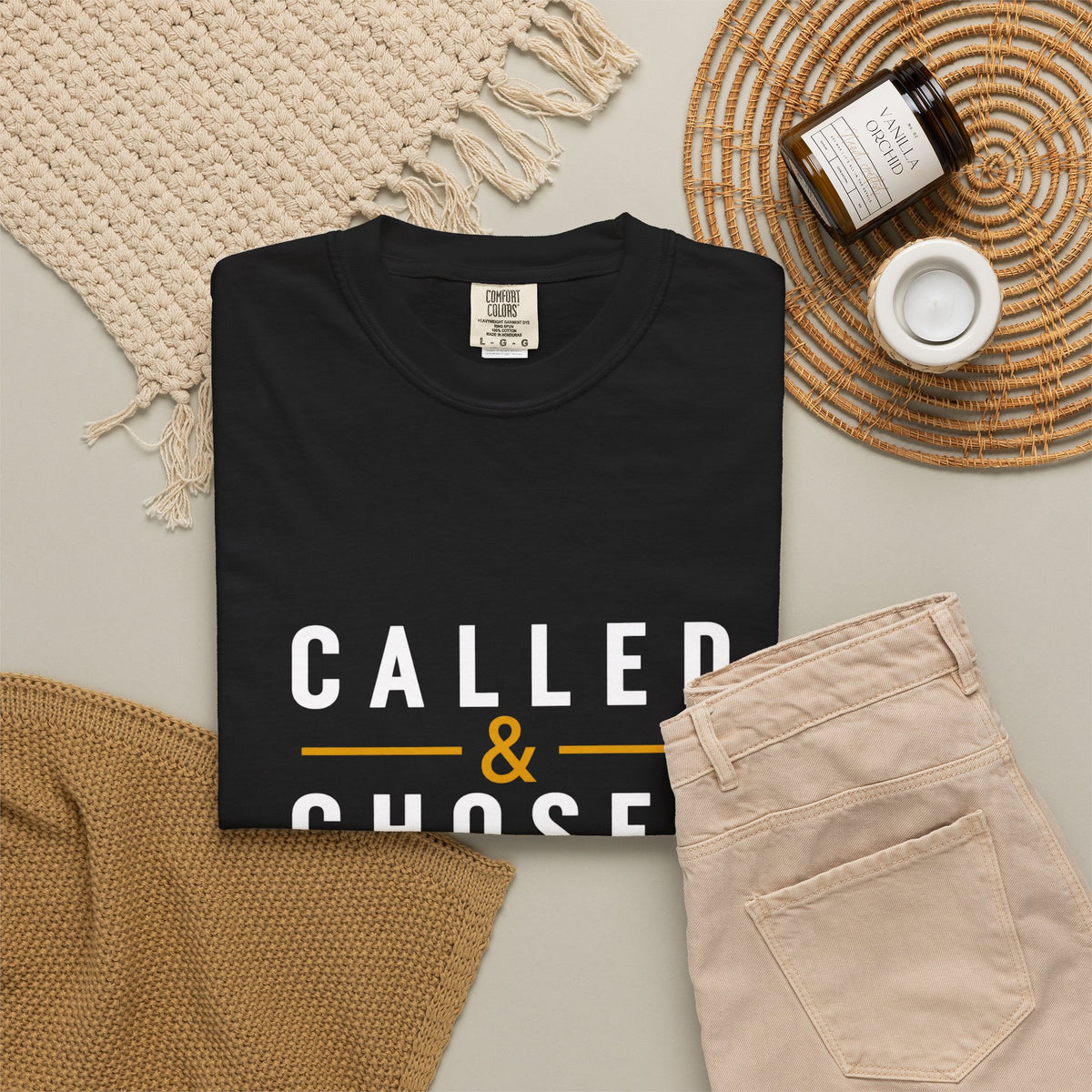 Called & Chosen T-Shirt — Romans 12:2 Christian Faith Tee