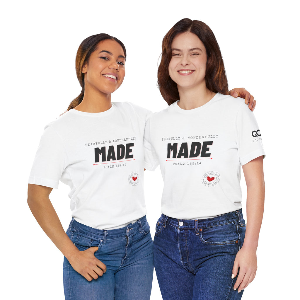 Kingdom Culture Statement Tee — "Fearfully & Wonderfully Made" Psalm 139:14 Christian Tee