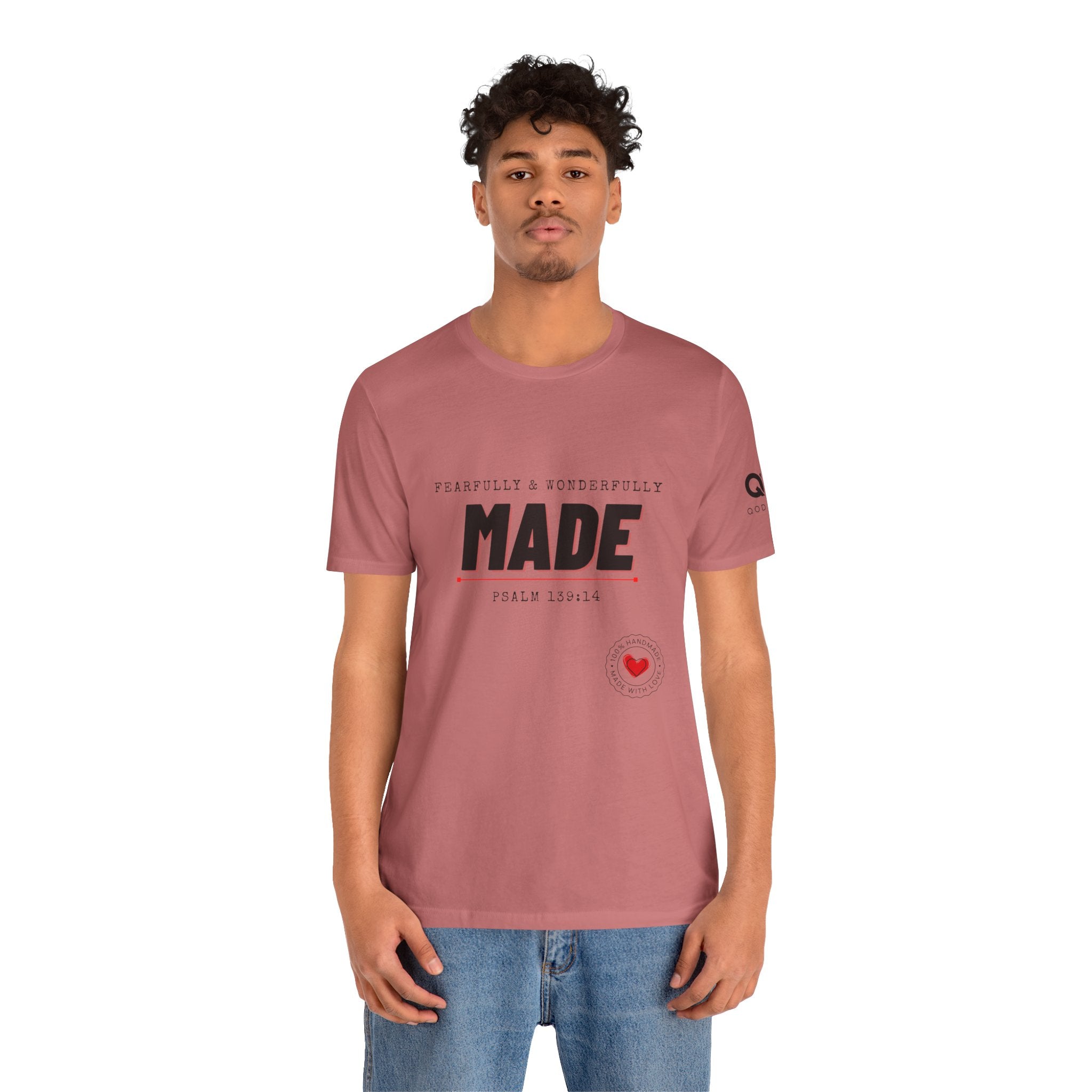 Kingdom Culture Statement Tee — "Fearfully & Wonderfully Made" Psalm 139:14 Christian Tee