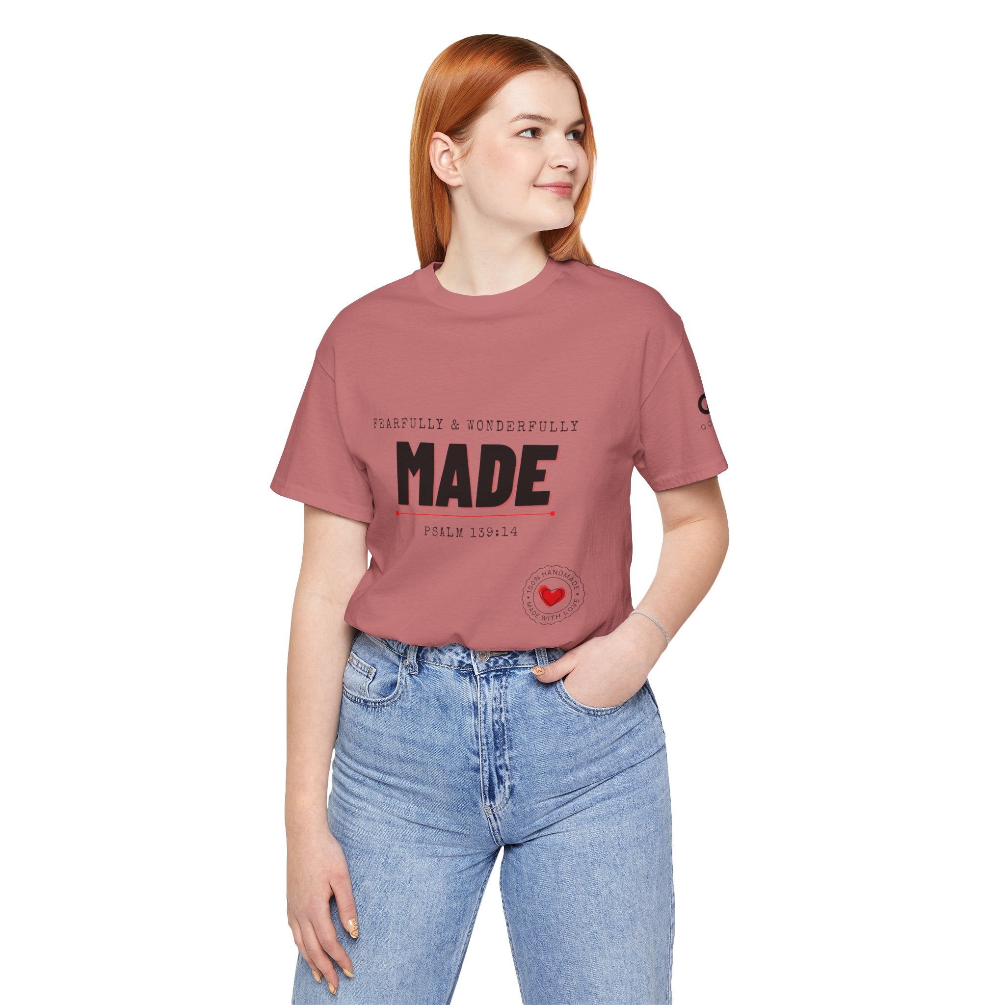 Kingdom Culture Statement Tee — "Fearfully & Wonderfully Made" Psalm 139:14 Christian Tee