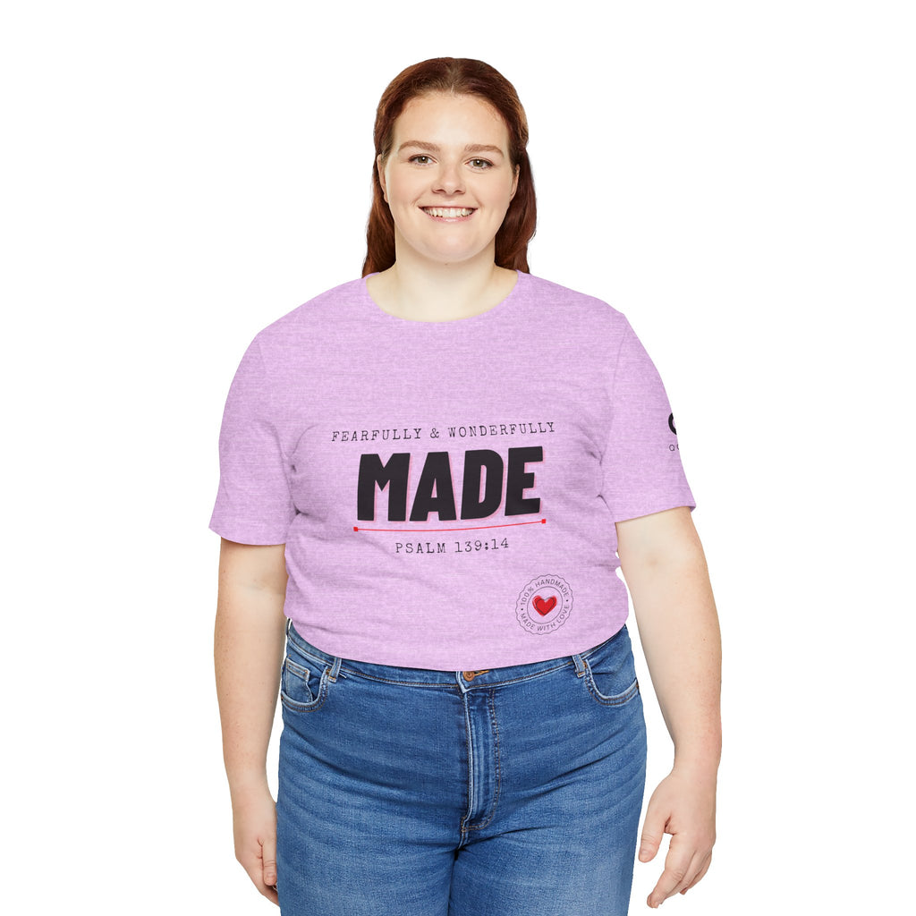 Kingdom Culture Statement Tee — "Fearfully & Wonderfully Made" Psalm 139:14 Christian Tee