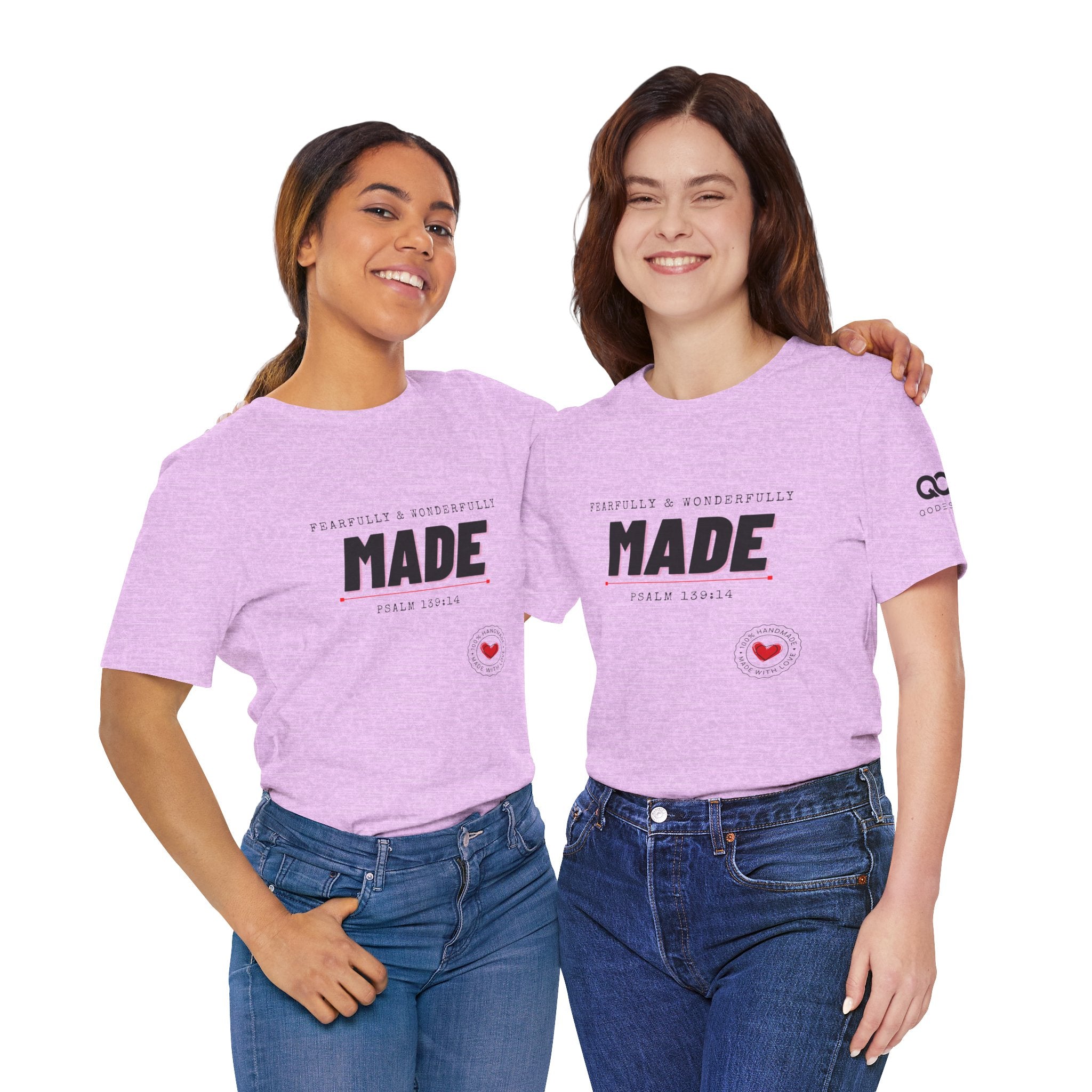 Kingdom Culture Statement Tee — "Fearfully & Wonderfully Made" Psalm 139:14 Christian Tee
