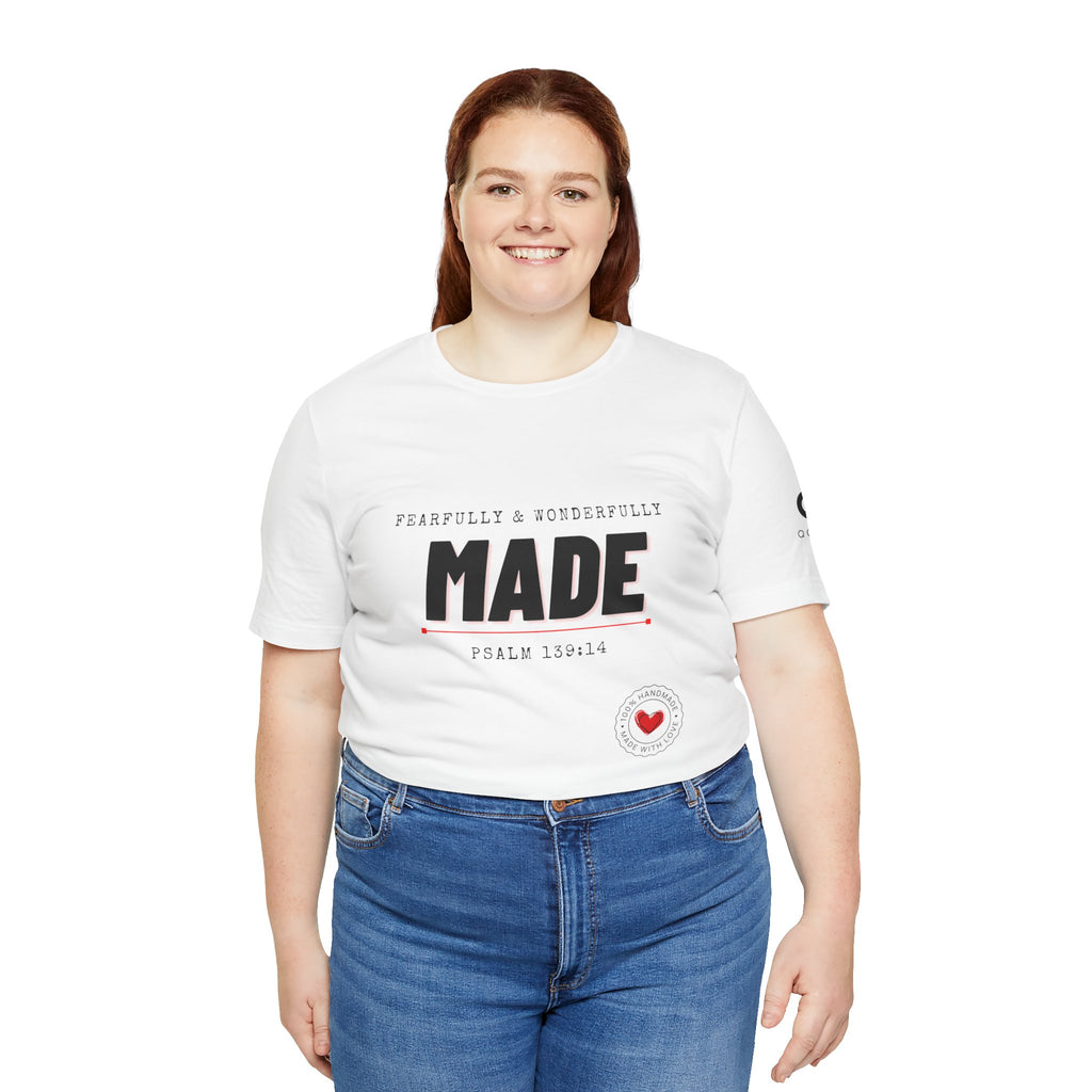 Kingdom Culture Statement Tee — "Fearfully & Wonderfully Made" Psalm 139:14 Christian Tee