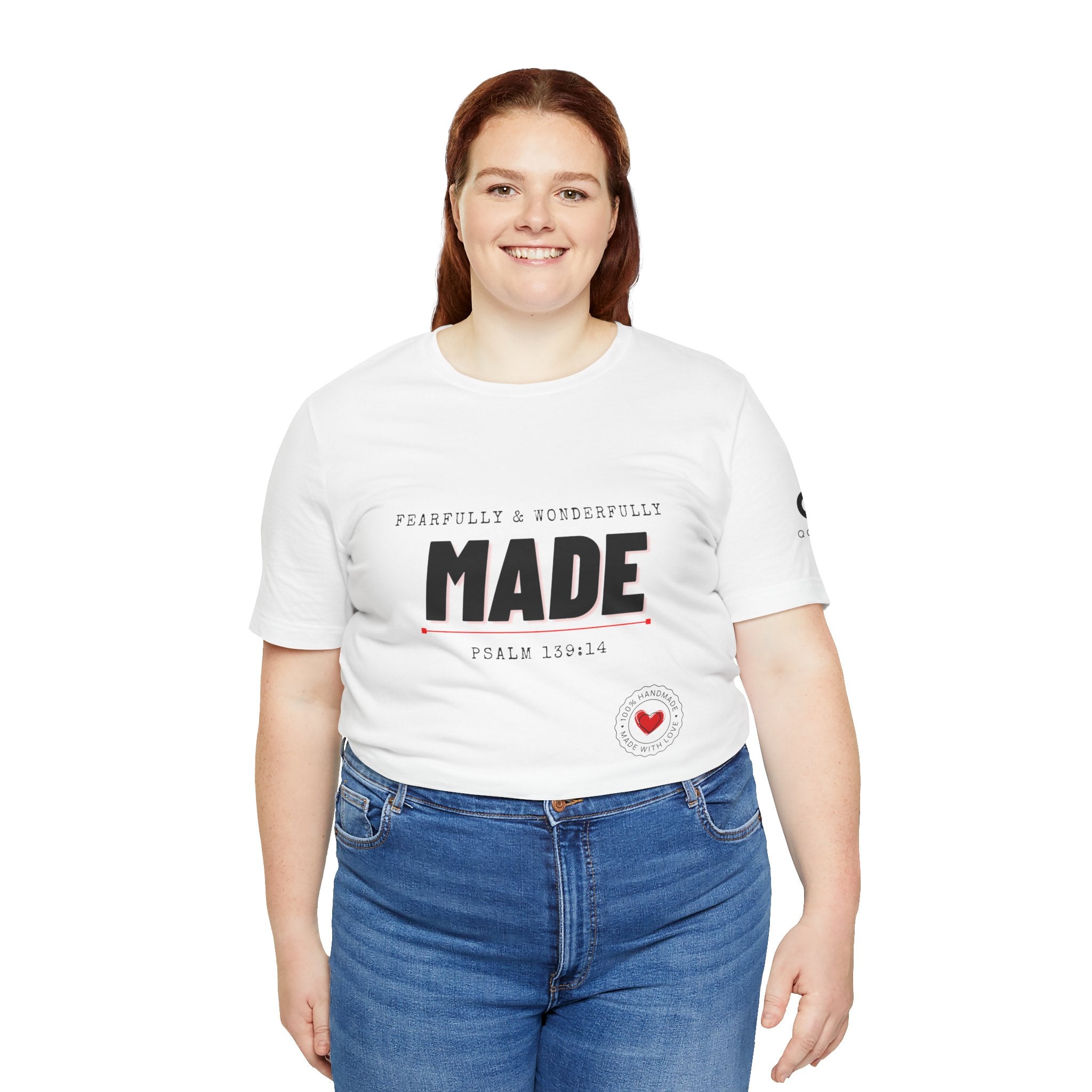 Kingdom Culture Statement Tee — "Fearfully & Wonderfully Made" Psalm 139:14 Christian Tee