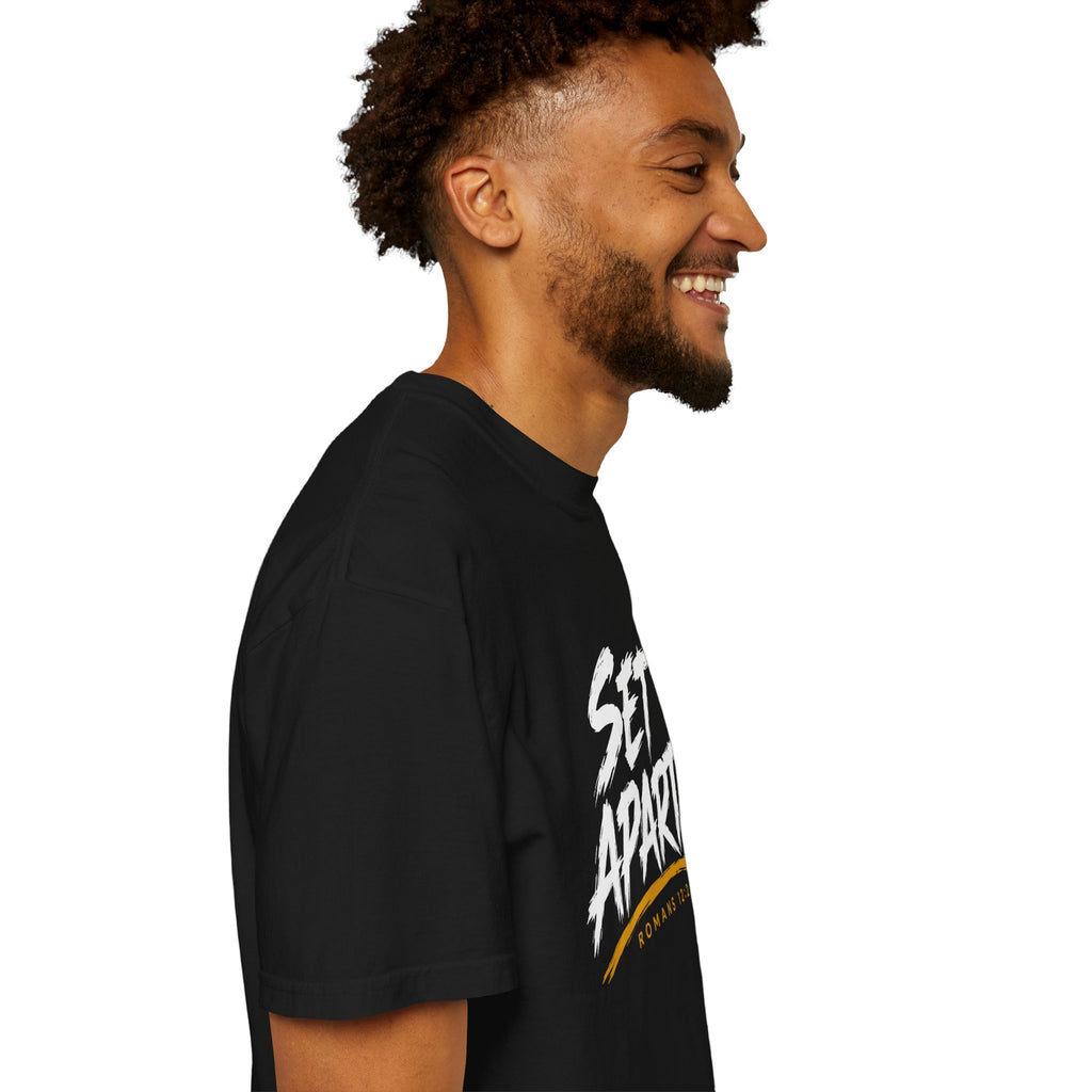 Set Apart Tee — "Set Apart" Graphic T-Shirt with Romans 12:2 (Qodesh Collective)