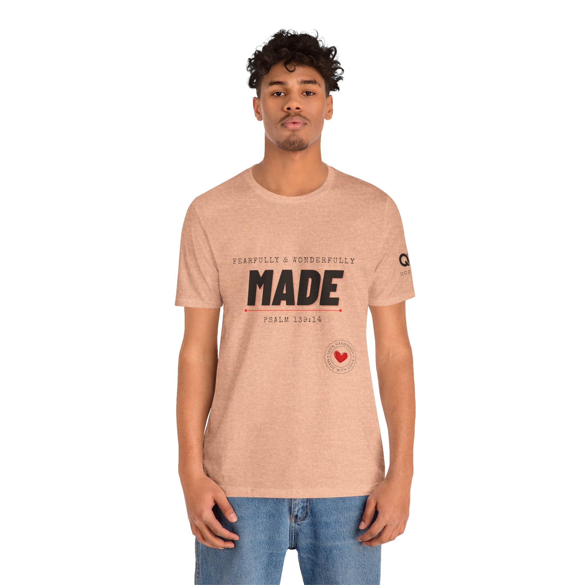 Kingdom Culture Statement Tee — "Fearfully & Wonderfully Made" Psalm 139:14 Christian Tee