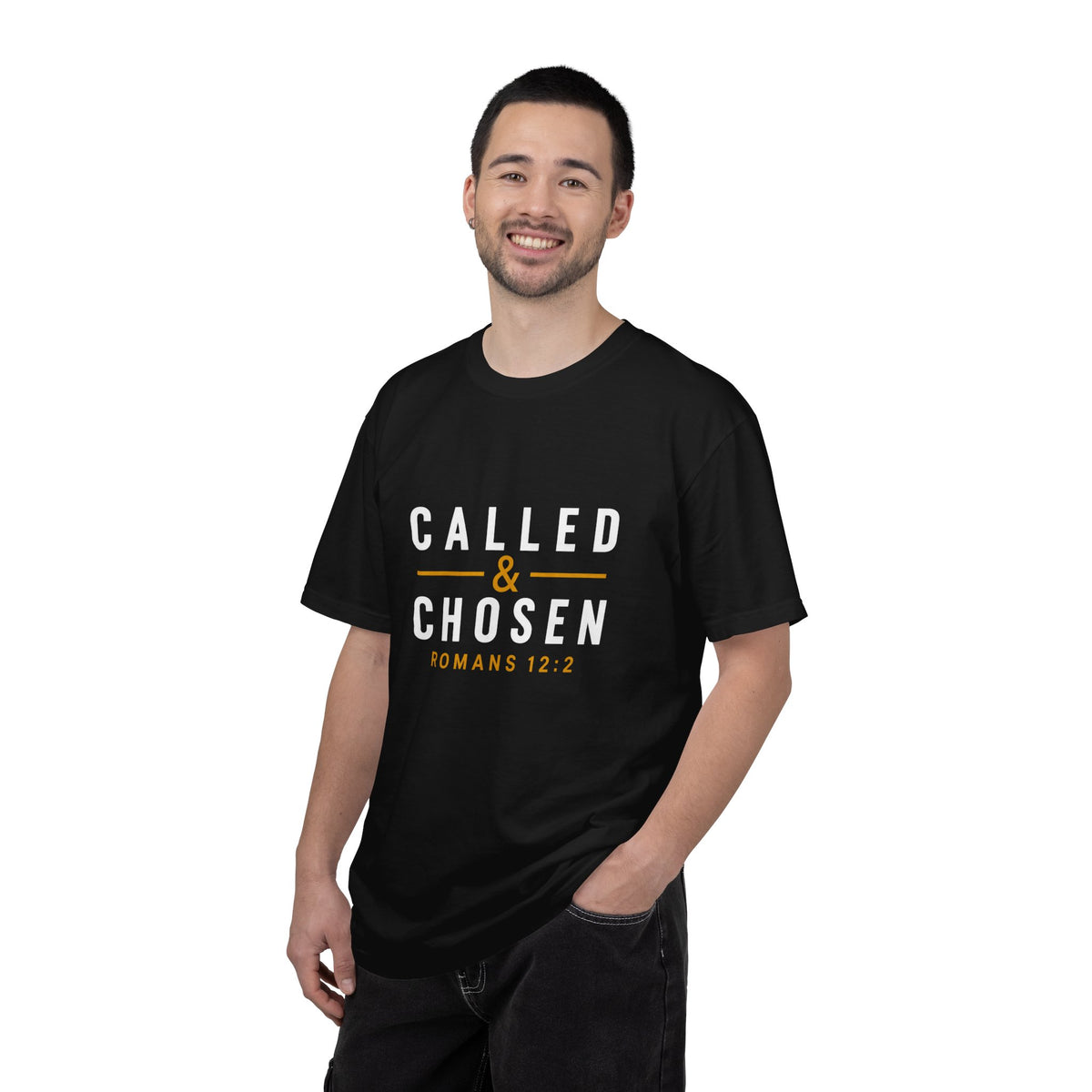 Called & Chosen T-Shirt — Romans 12:2 Christian Faith Tee