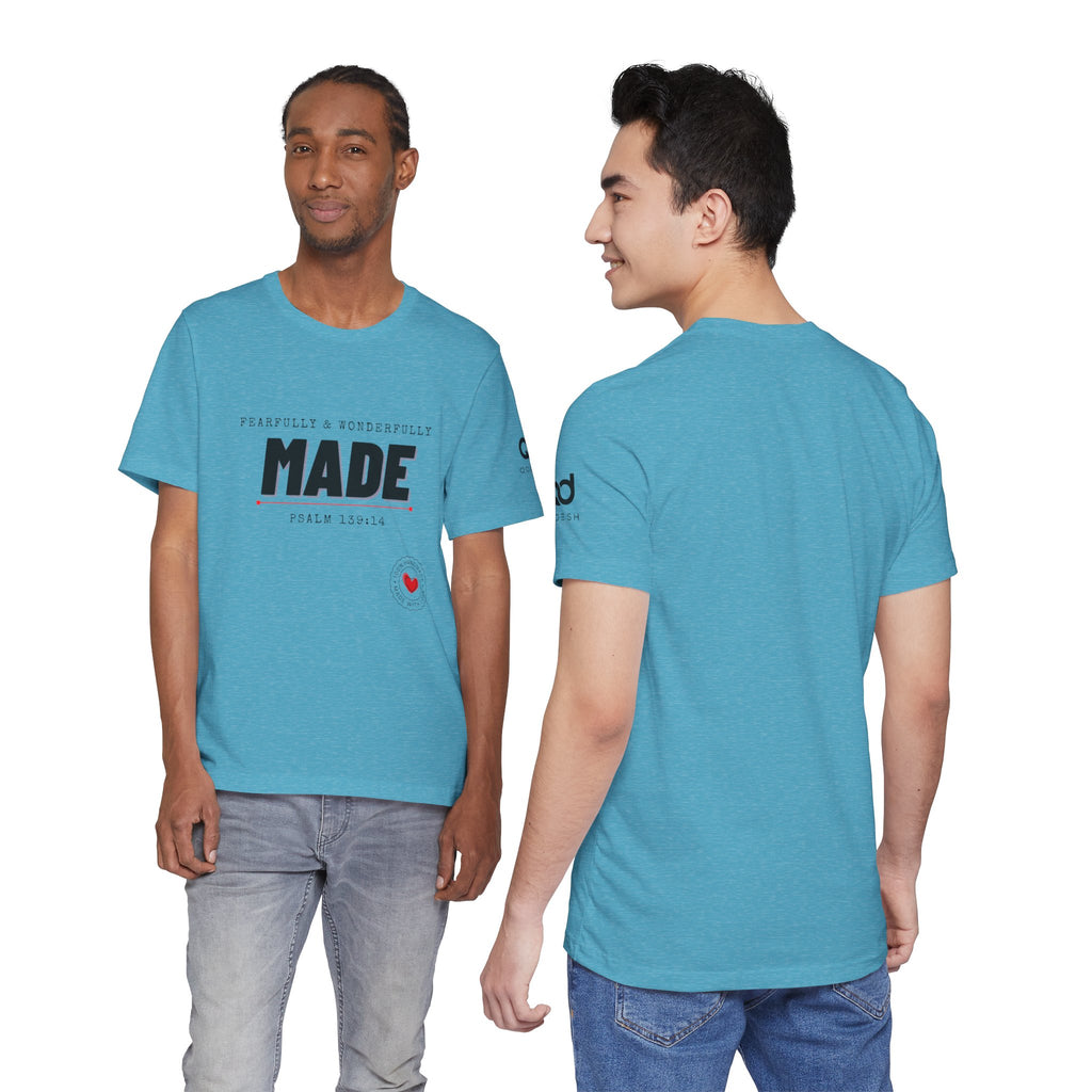 Kingdom Culture Statement Tee — "Fearfully & Wonderfully Made" Psalm 139:14 Christian Tee