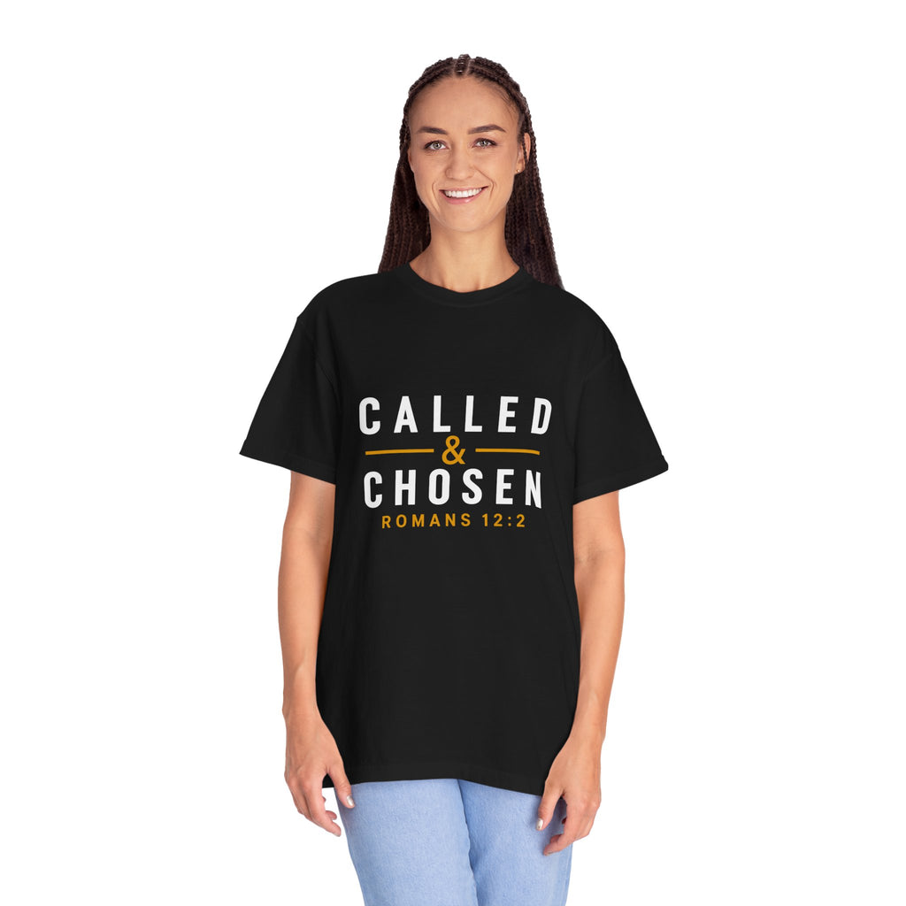 Called & Chosen T-Shirt — Romans 12:2 Christian Faith Tee
