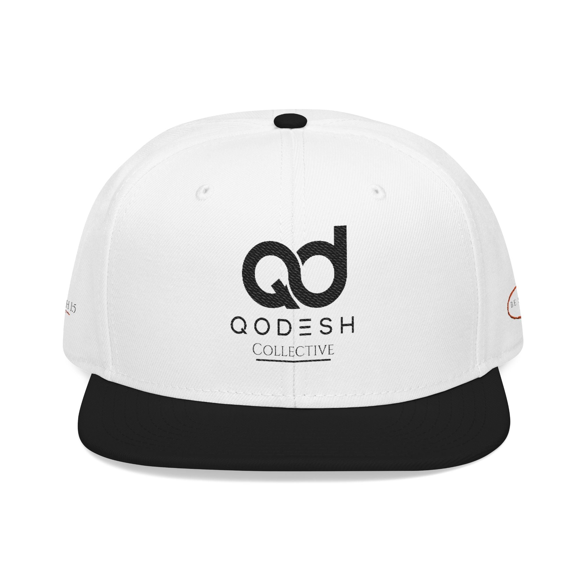 Embroidered Qodesh Set Apart Cap - Premium Faith Inspired Hat Snapback Hat — Minimal Christian Streetwear Logo Cap