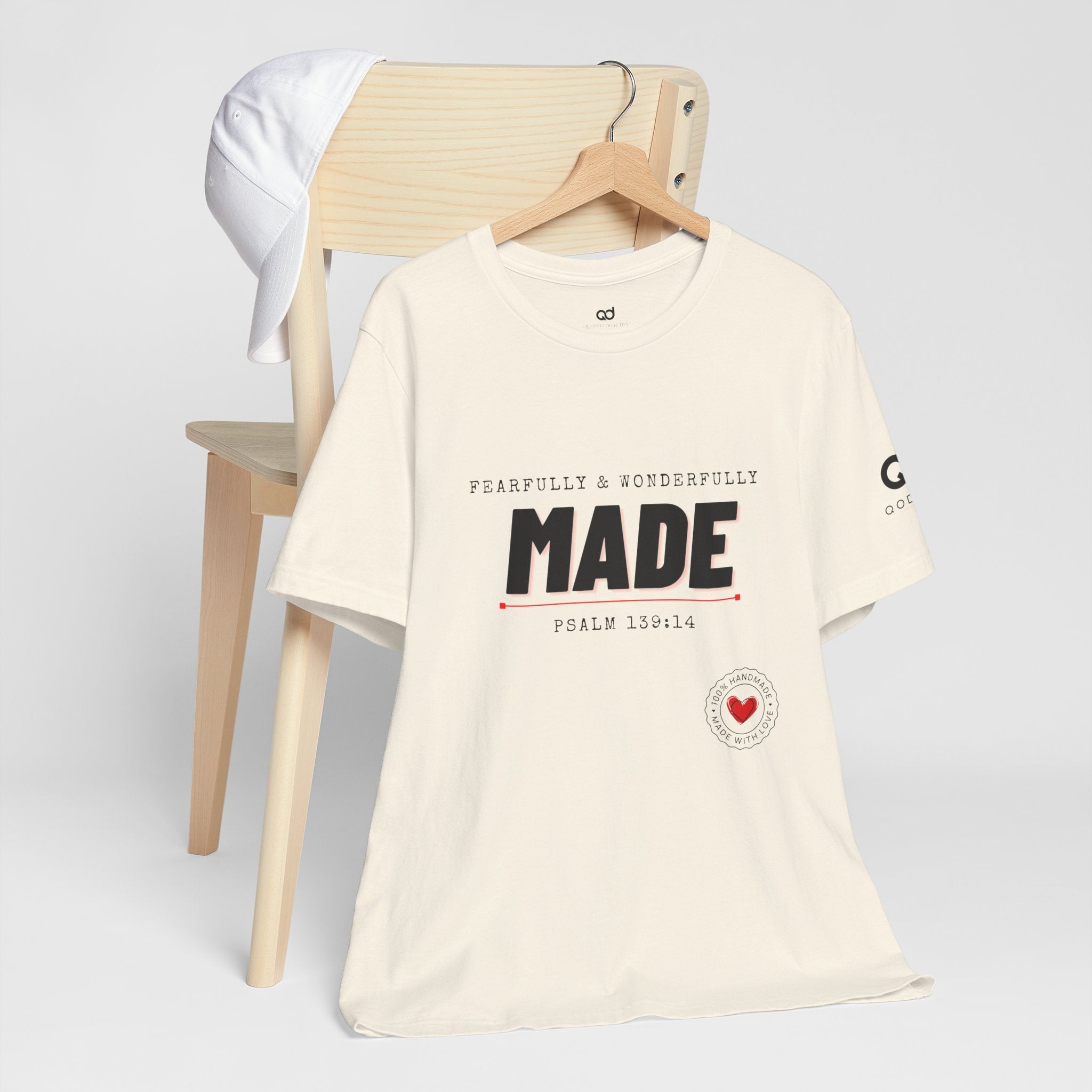 Kingdom Culture Statement Tee — "Fearfully & Wonderfully Made" Psalm 139:14 Christian Tee