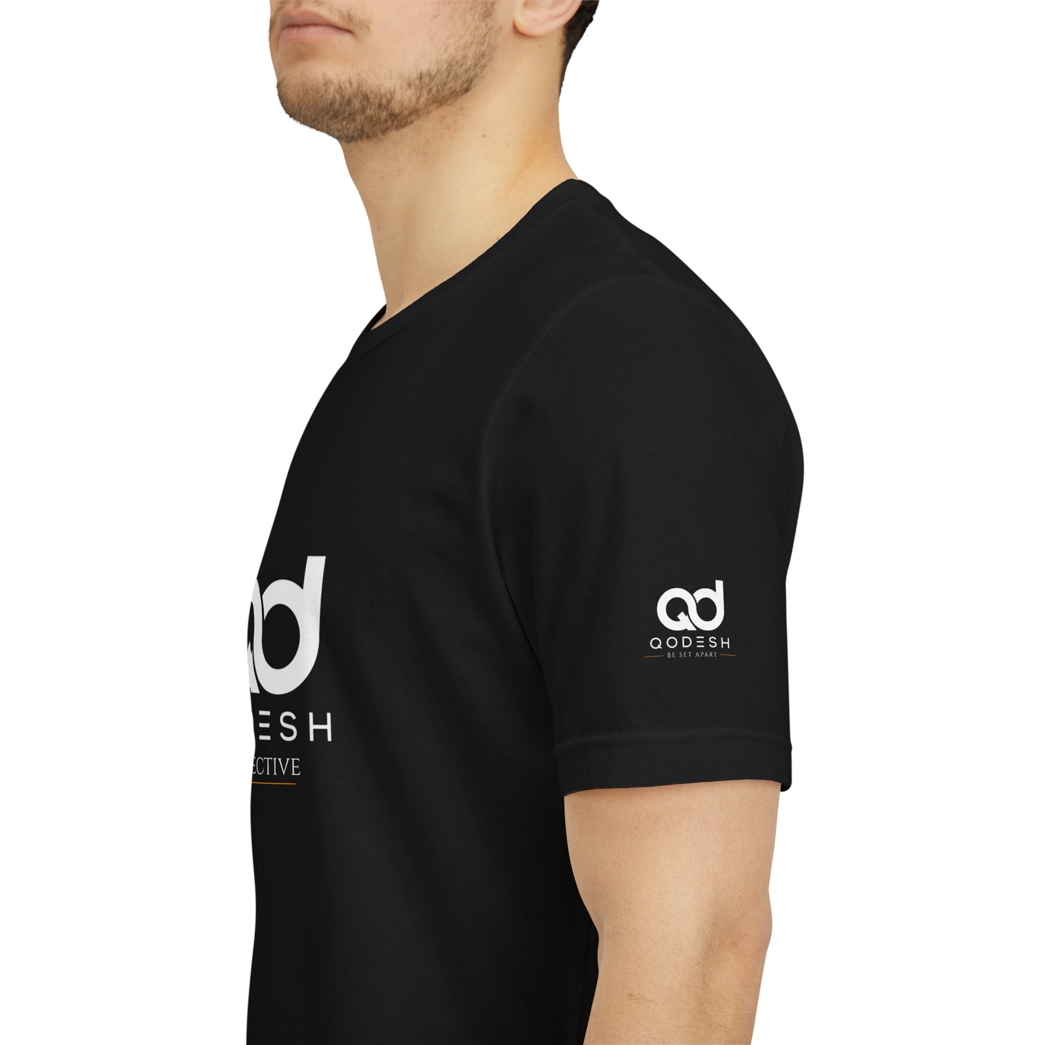 Qodesh Collective White Tee — Unisex Jersey Short Sleeve T-Shirt