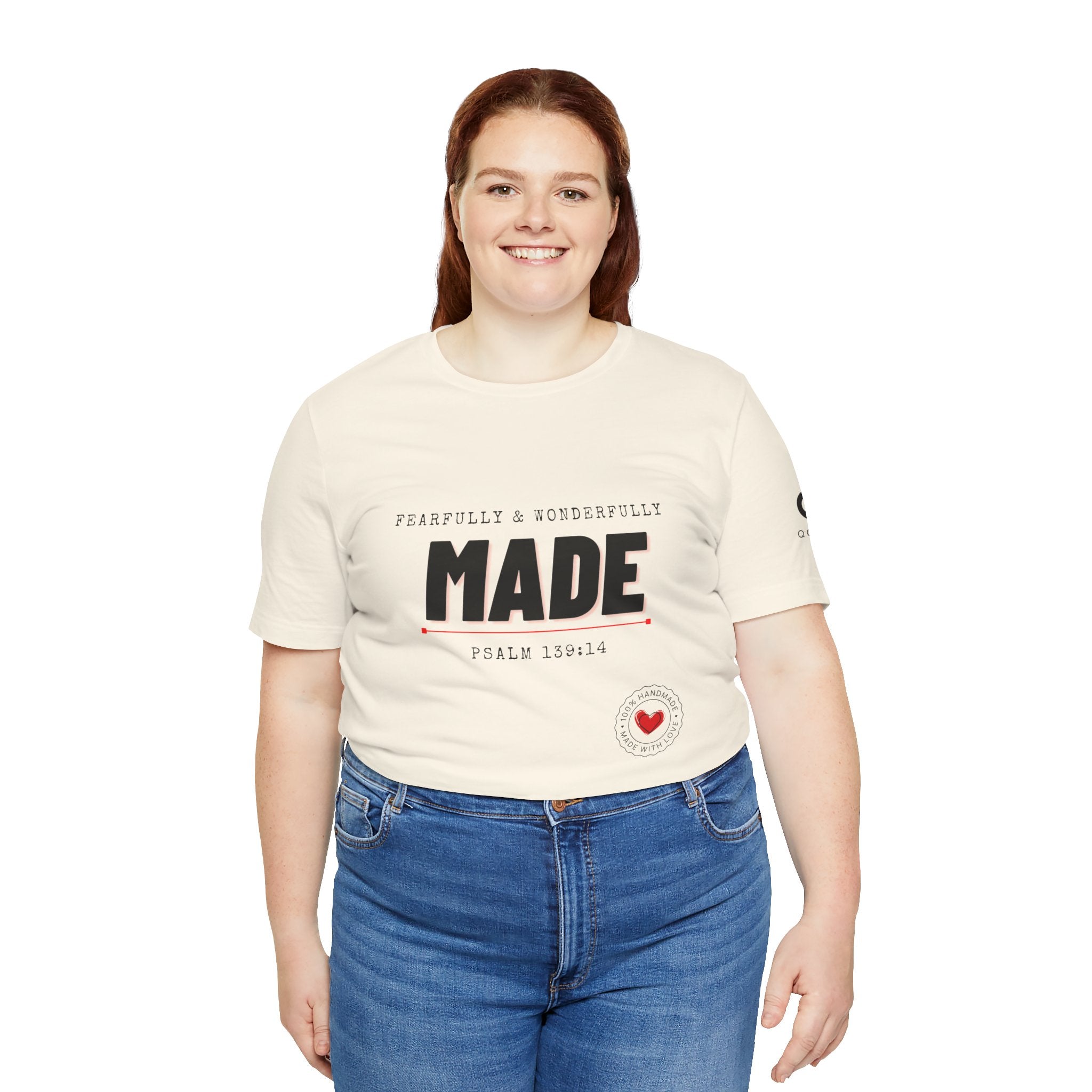 Kingdom Culture Statement Tee — "Fearfully & Wonderfully Made" Psalm 139:14 Christian Tee
