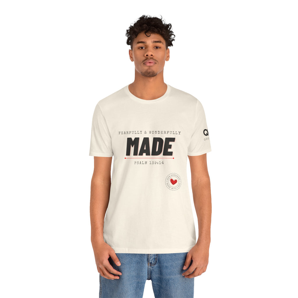 Kingdom Culture Statement Tee — "Fearfully & Wonderfully Made" Psalm 139:14 Christian Tee