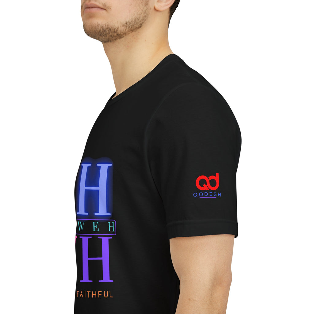 YHWH "Always Faithful" Tee — Pastel Faith Graphic T-Shirt